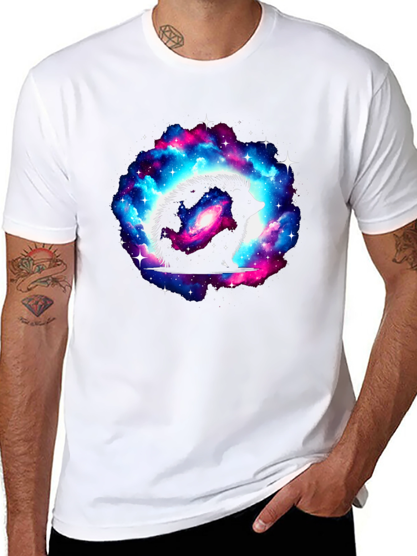 Galaxy Hedgehog Graphic Tee