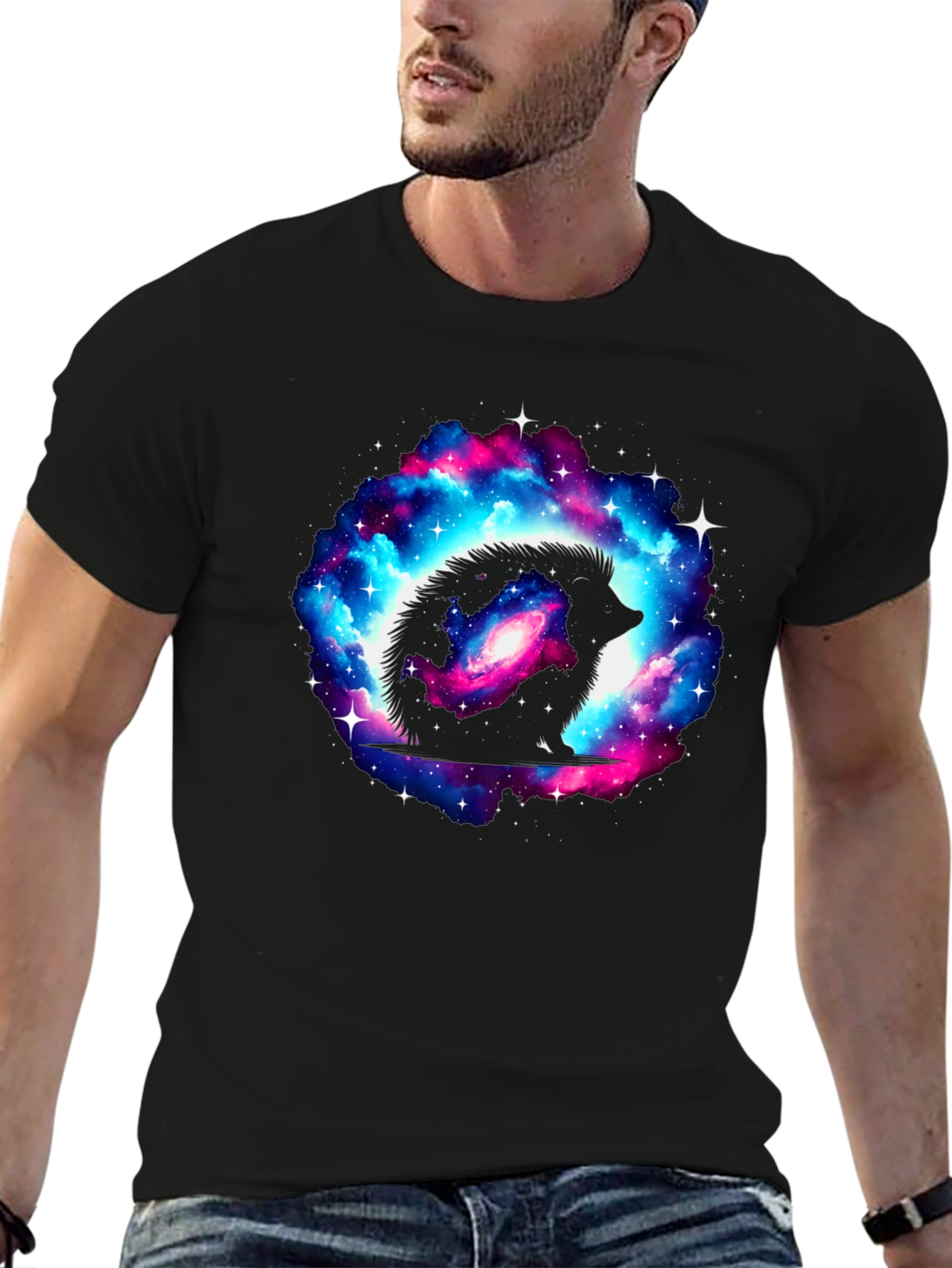 Galaxy Hedgehog Graphic Tee