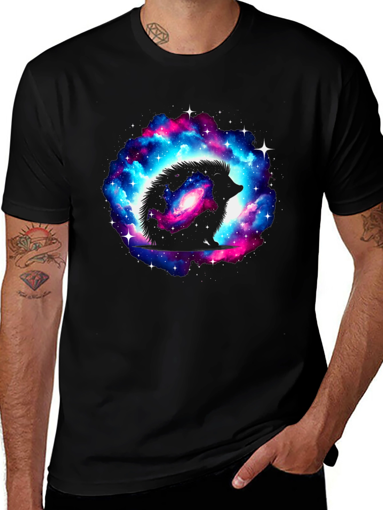 Galaxy Hedgehog Graphic Tee