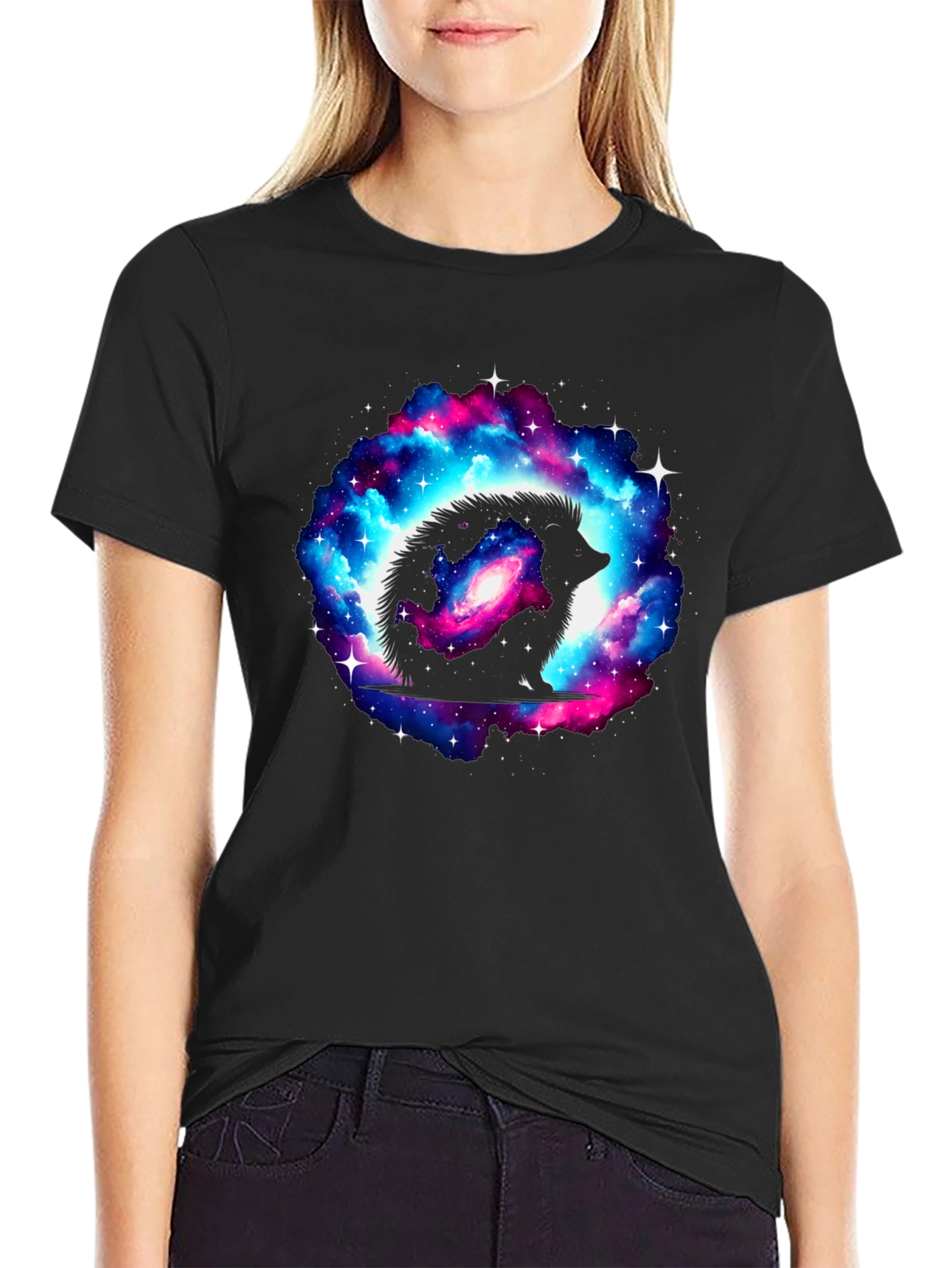 Galaxy Hedgehog Graphic Tee