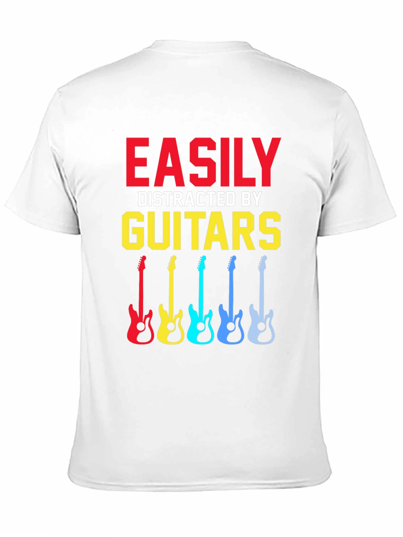 Easily Distracted By Guitars Graphic T-Shirt