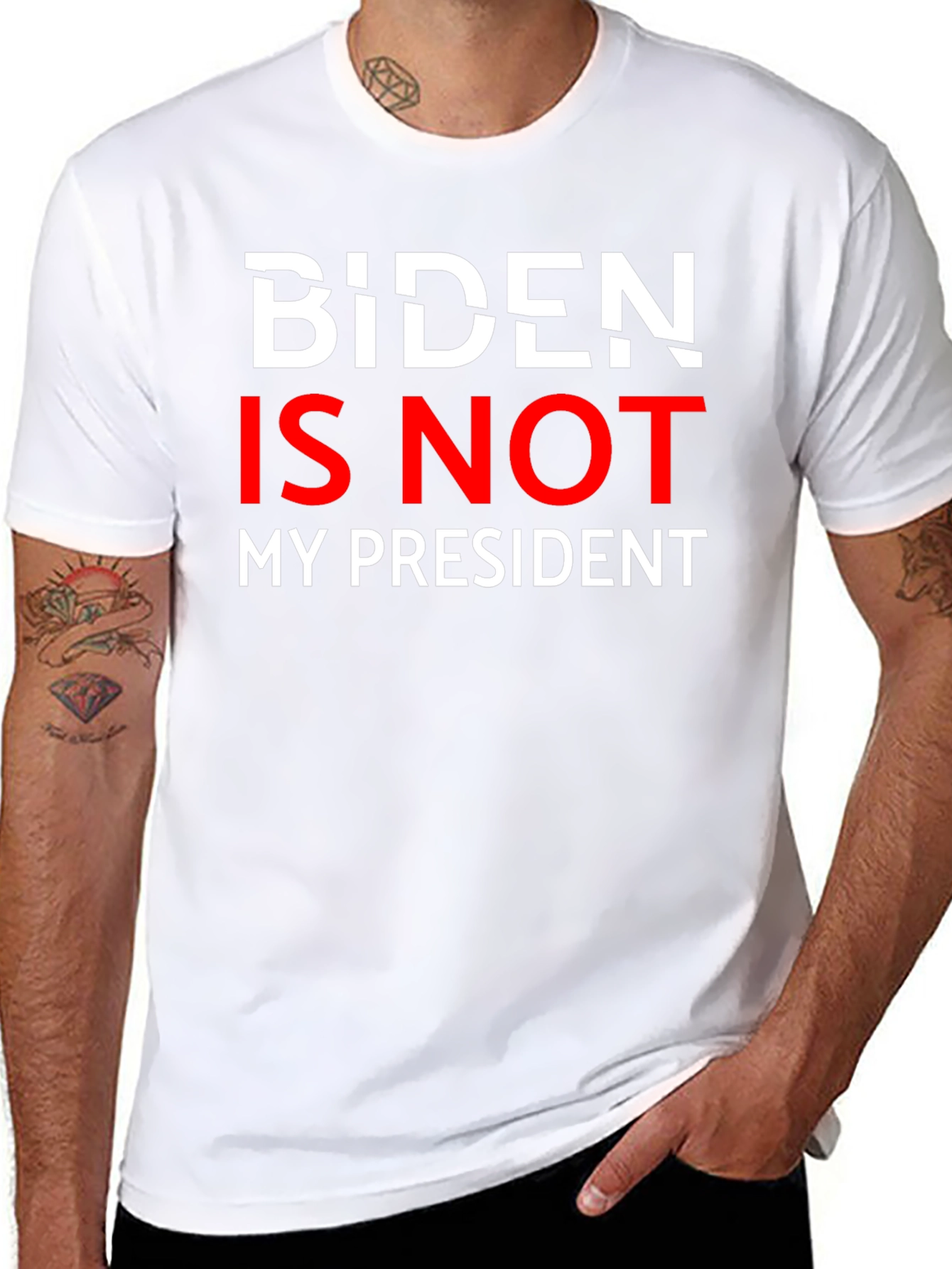 Biden Is Not My President Graphic Tee