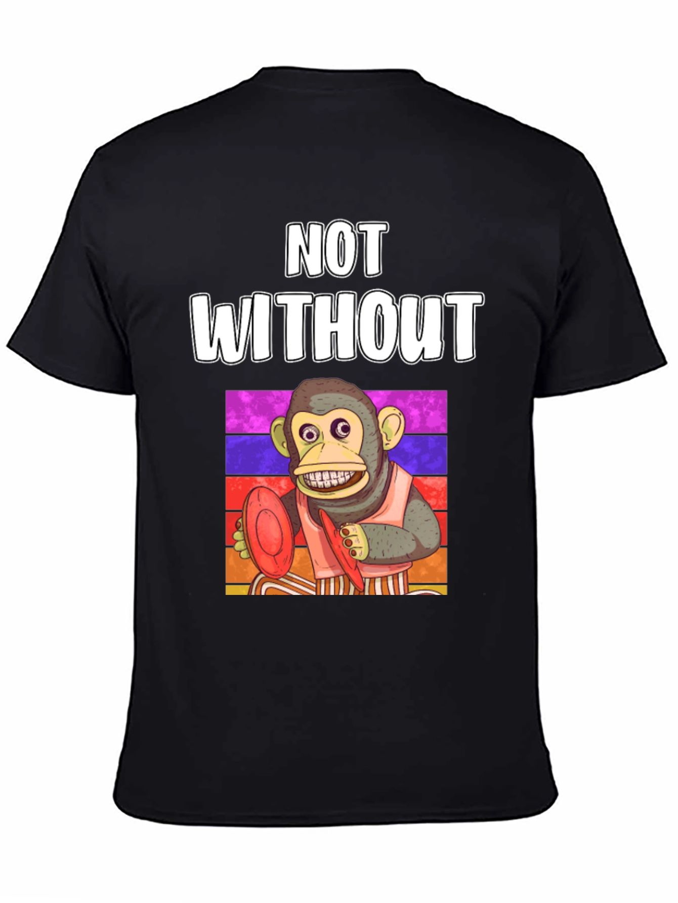 Monkey Frisbee T-Shirt - Not Without My Disc!