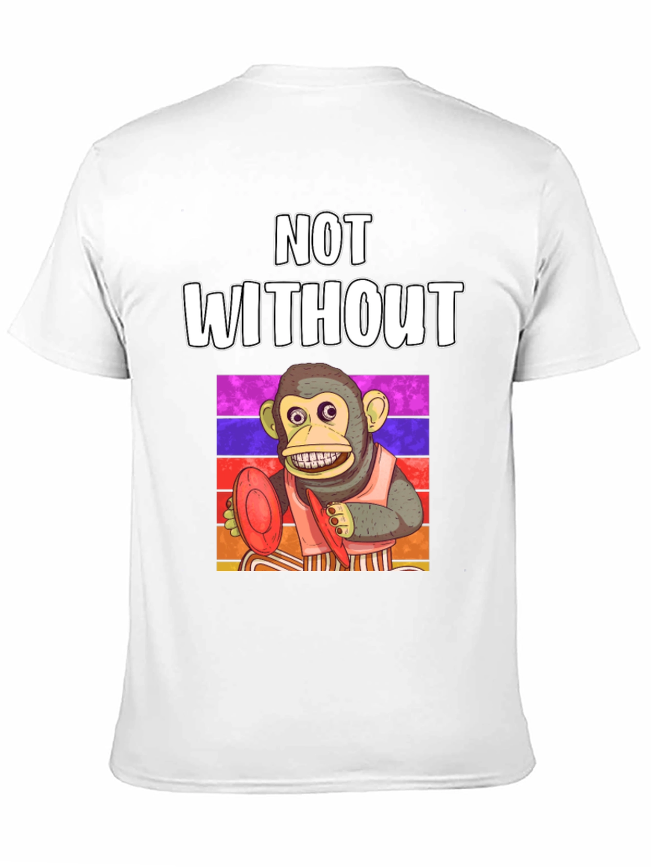 Monkey Frisbee T-Shirt - Not Without My Disc!
