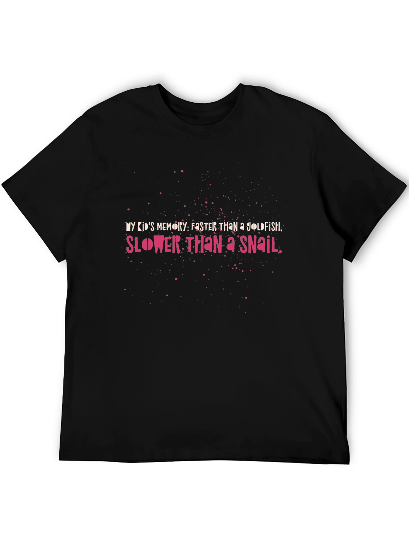 Funny Sarcastic My Kids Memory Black T-Shirt