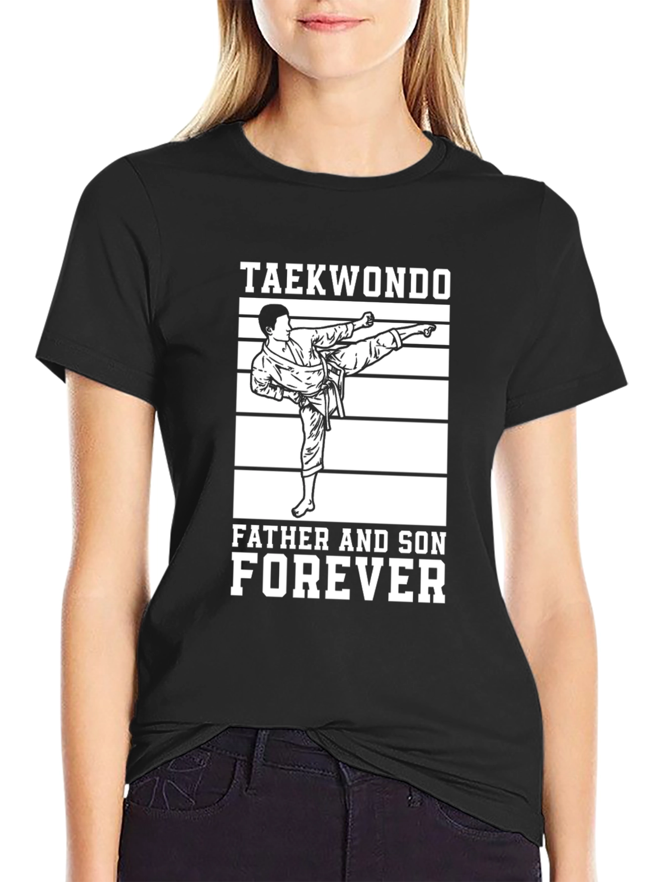 Taekwondo Father and Son Forever T-Shirt
