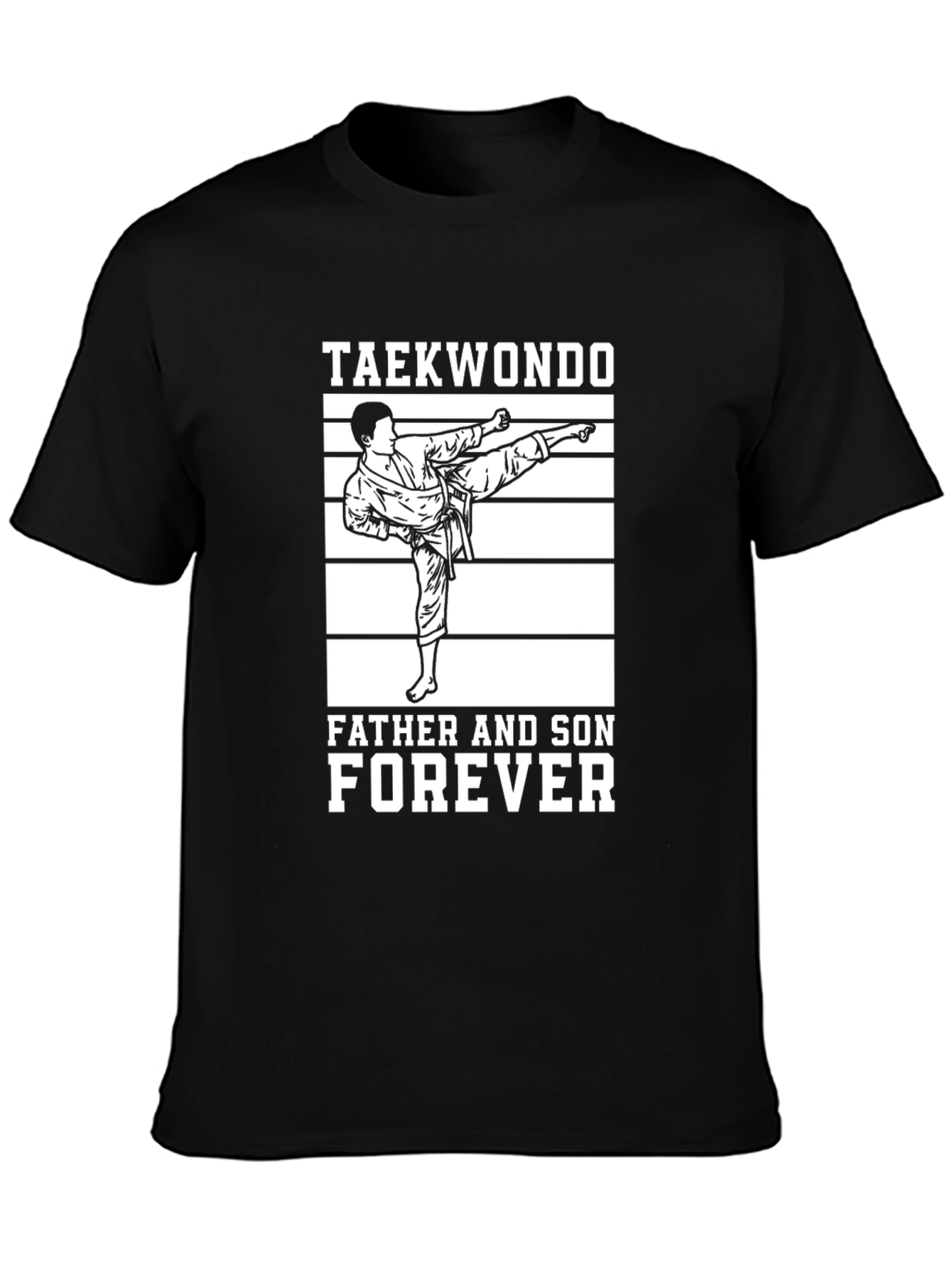 Taekwondo Father and Son Forever T-Shirt