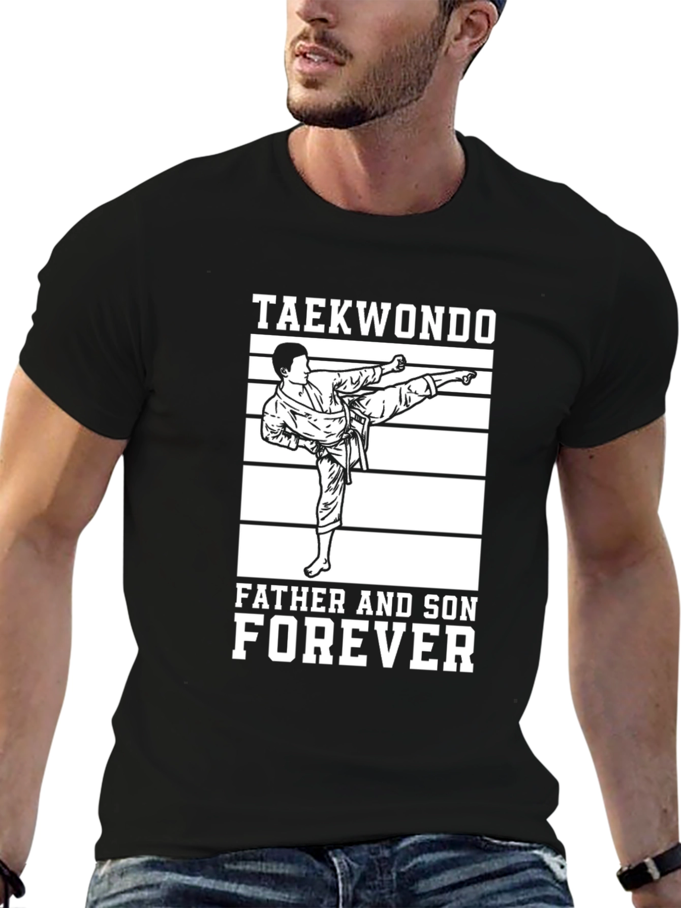 Taekwondo Father and Son Forever T-Shirt