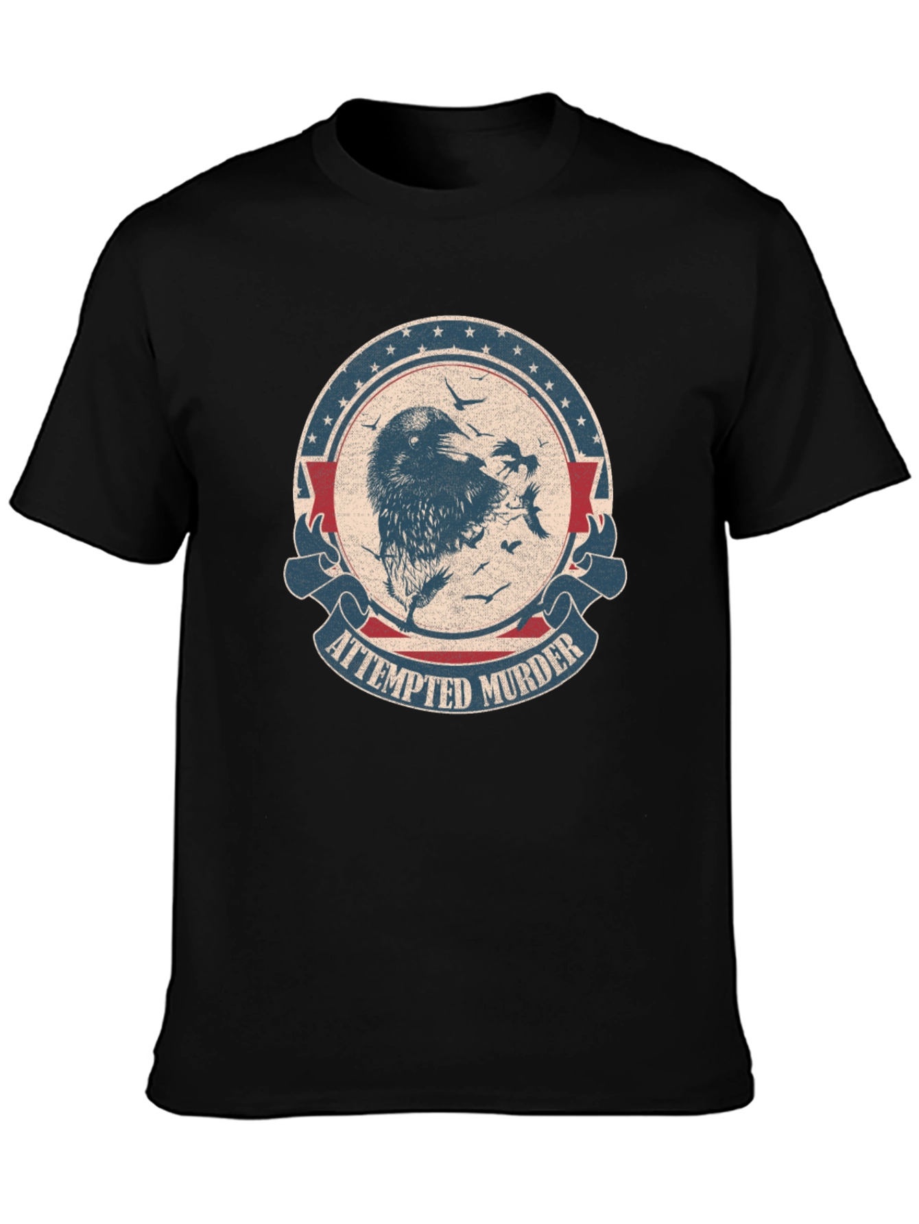 Attempted Murder Raven Graphic T-Shirt