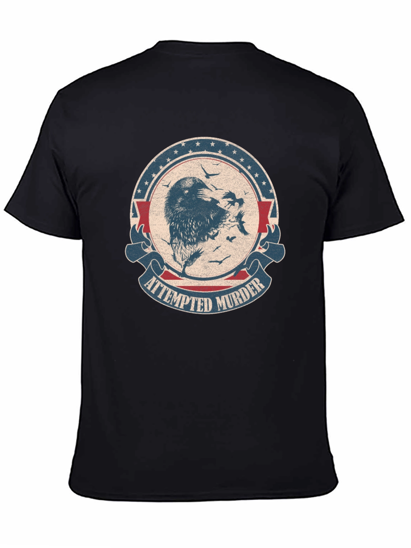 Attempted Murder Raven Graphic T-Shirt