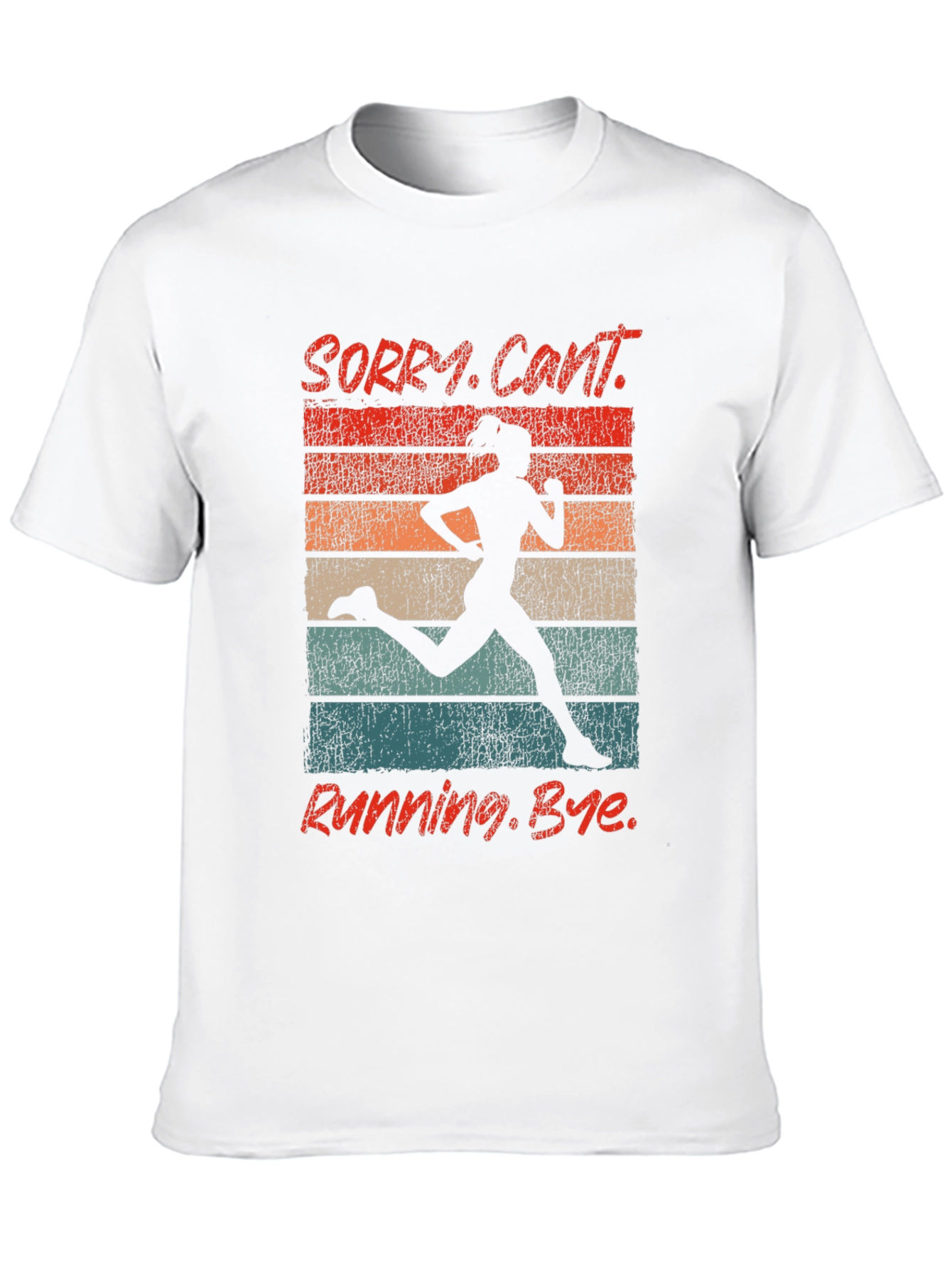 Retro Running Graphic T-Shirt