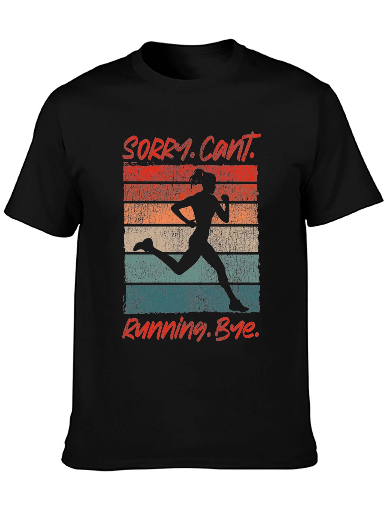 Retro Running Graphic T-Shirt