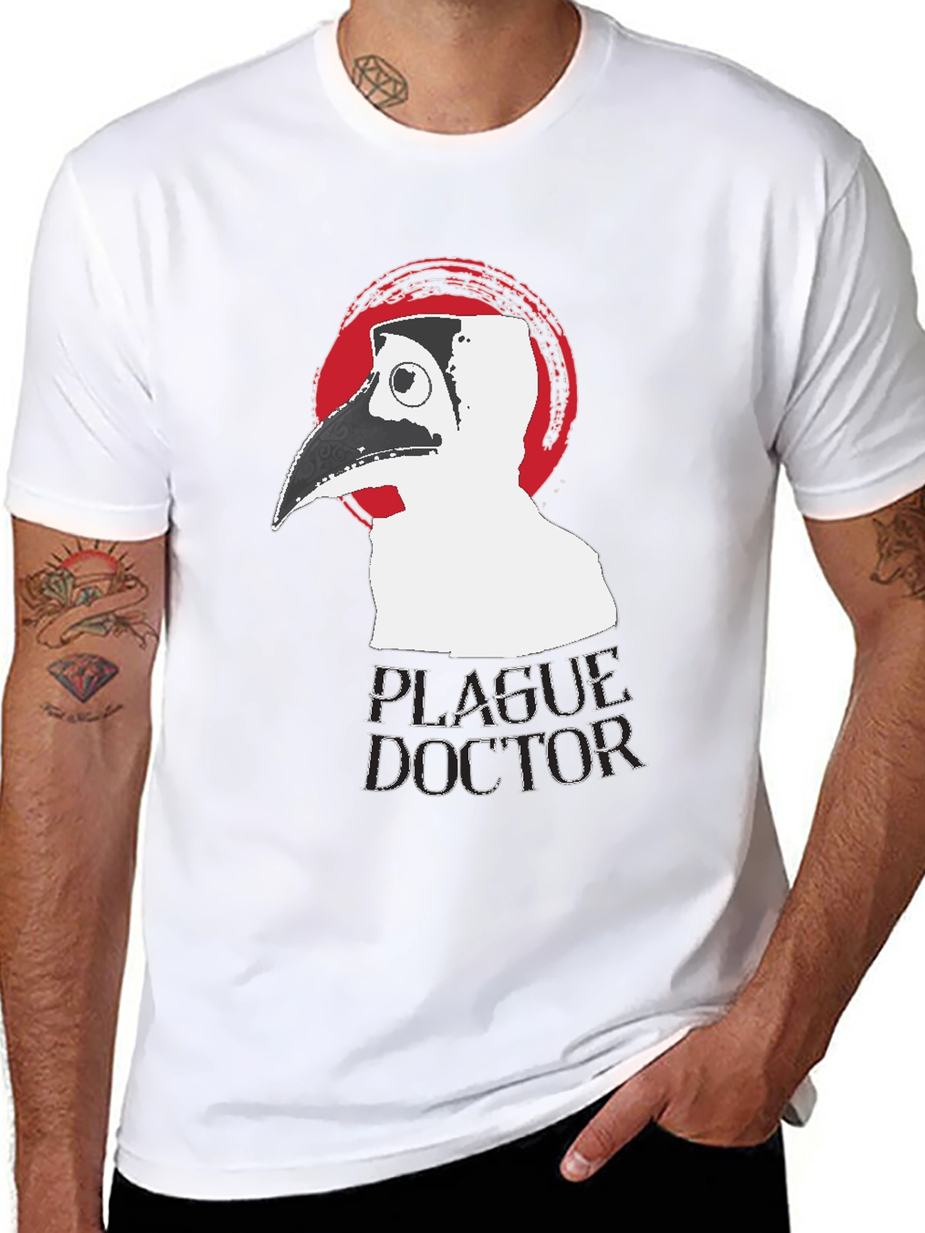Plague Doctor T-Shirt - Unique Graphic Tee