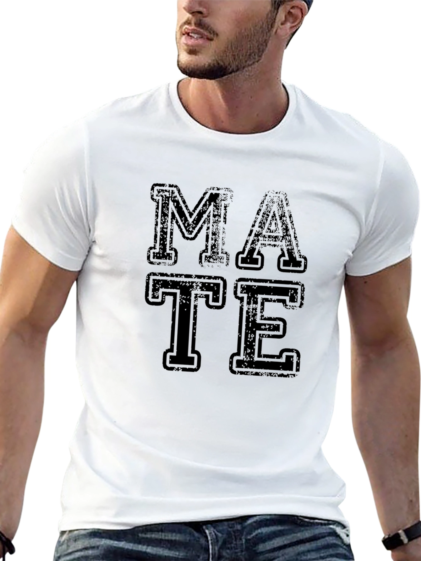 MATE Graphic Tee - Black Cotton T-Shirt