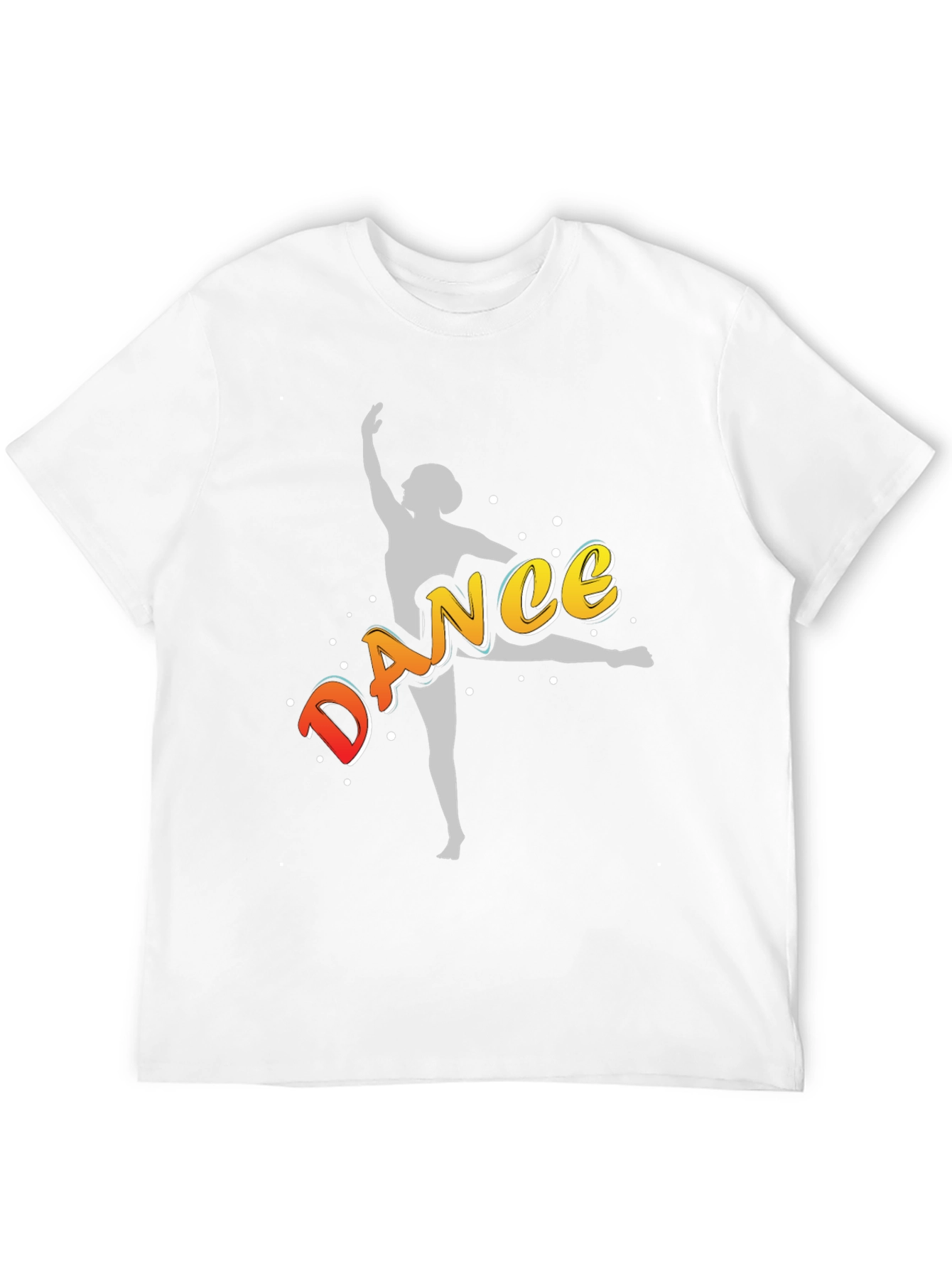 Dance Graphic T-Shirt - Black Cotton Blend Tee