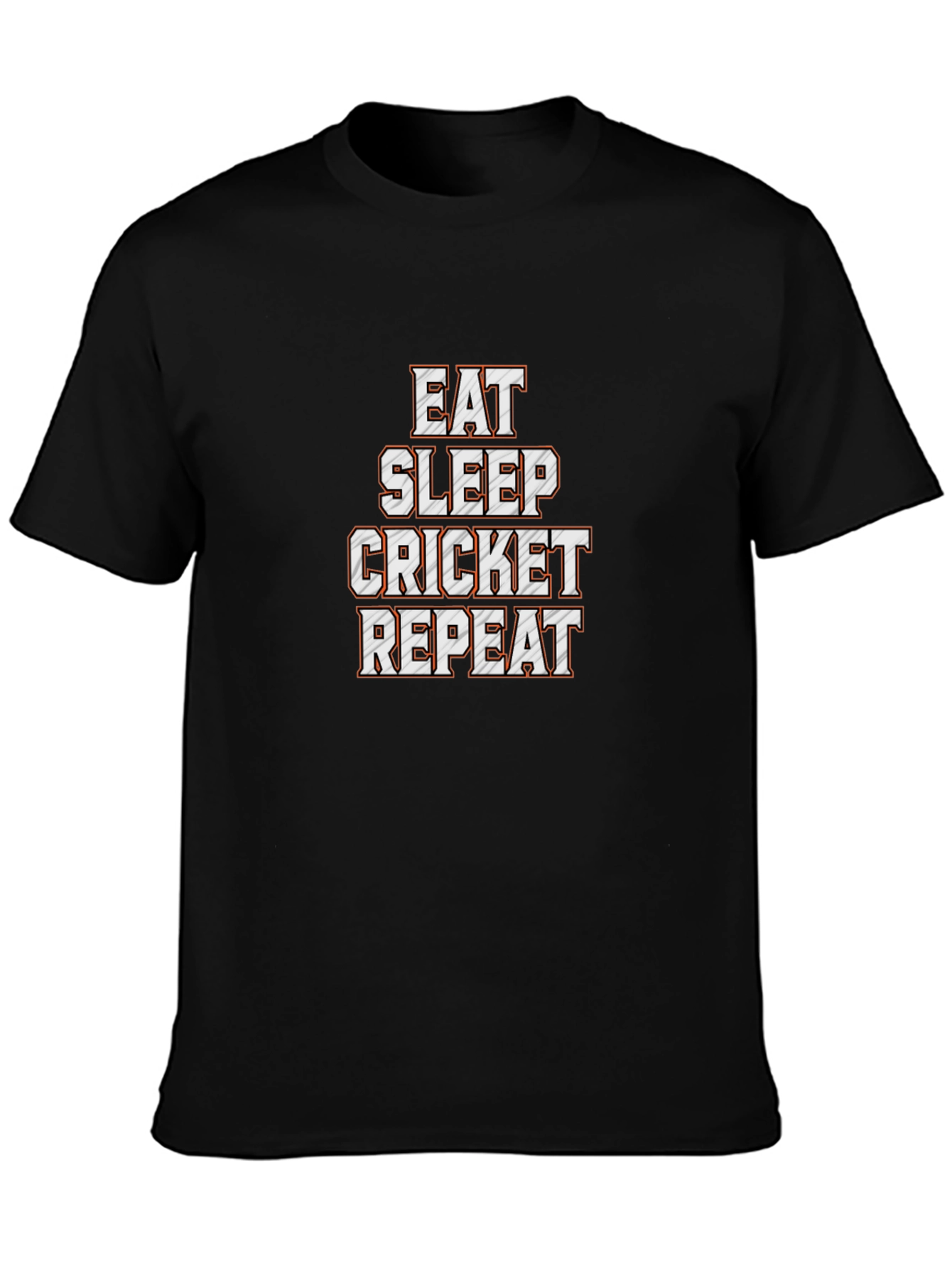 Eat Sleep Cricket Repeat Graphic T-Shirt