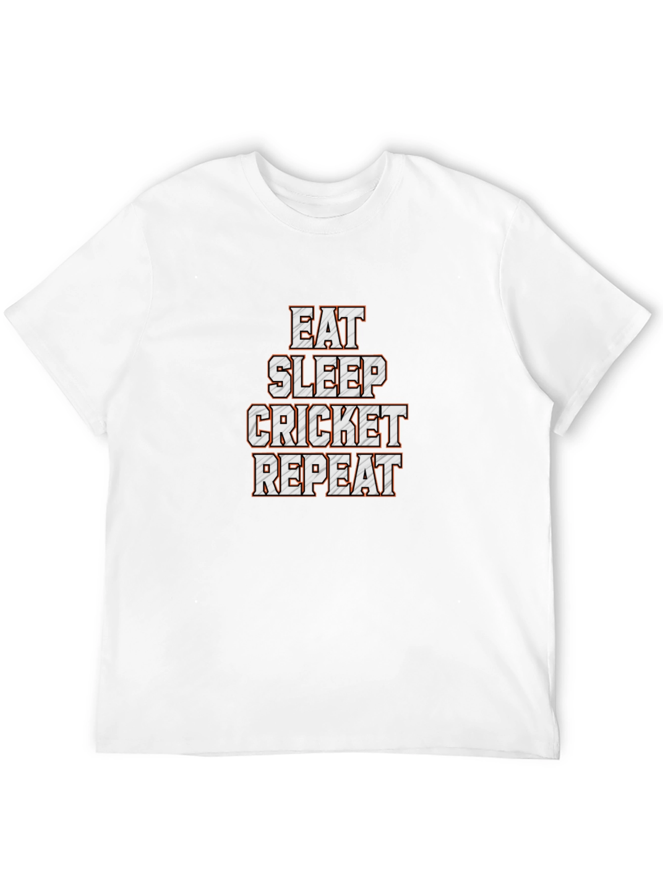 Eat Sleep Cricket Repeat Graphic T-Shirt