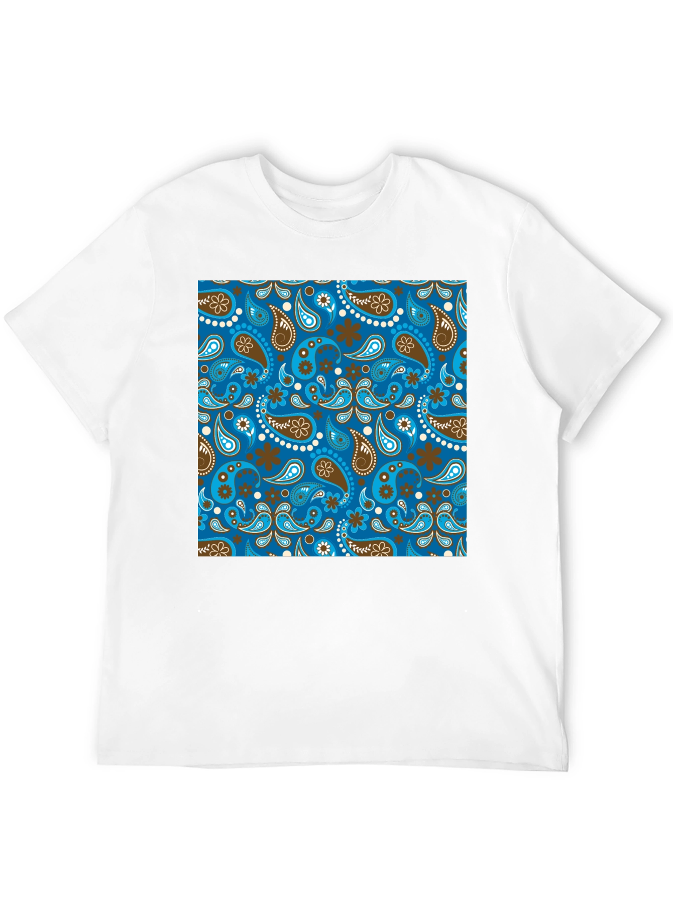 Paisley Pattern T-Shirt - Stylish & Unique