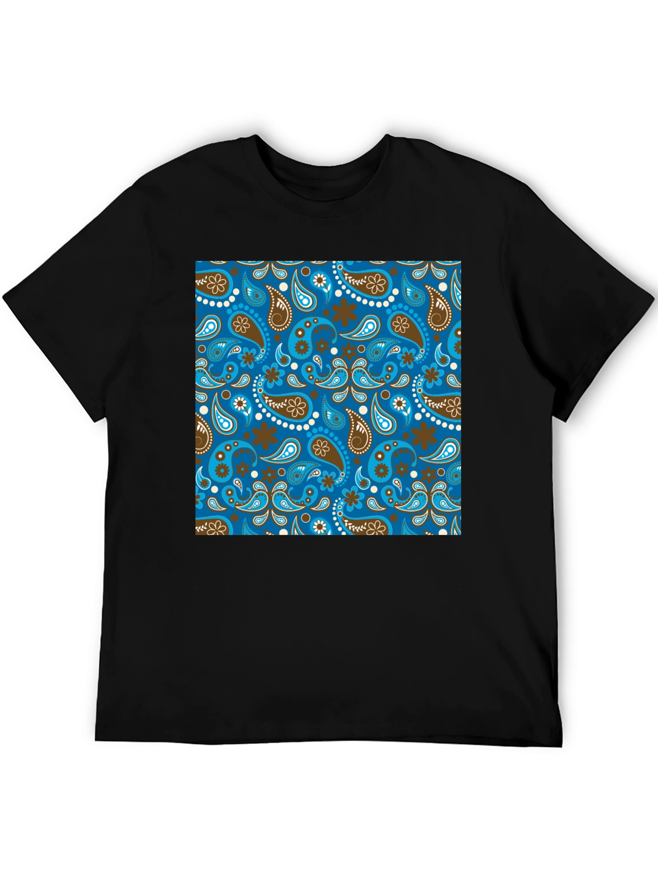 Paisley Pattern T-Shirt - Stylish & Unique