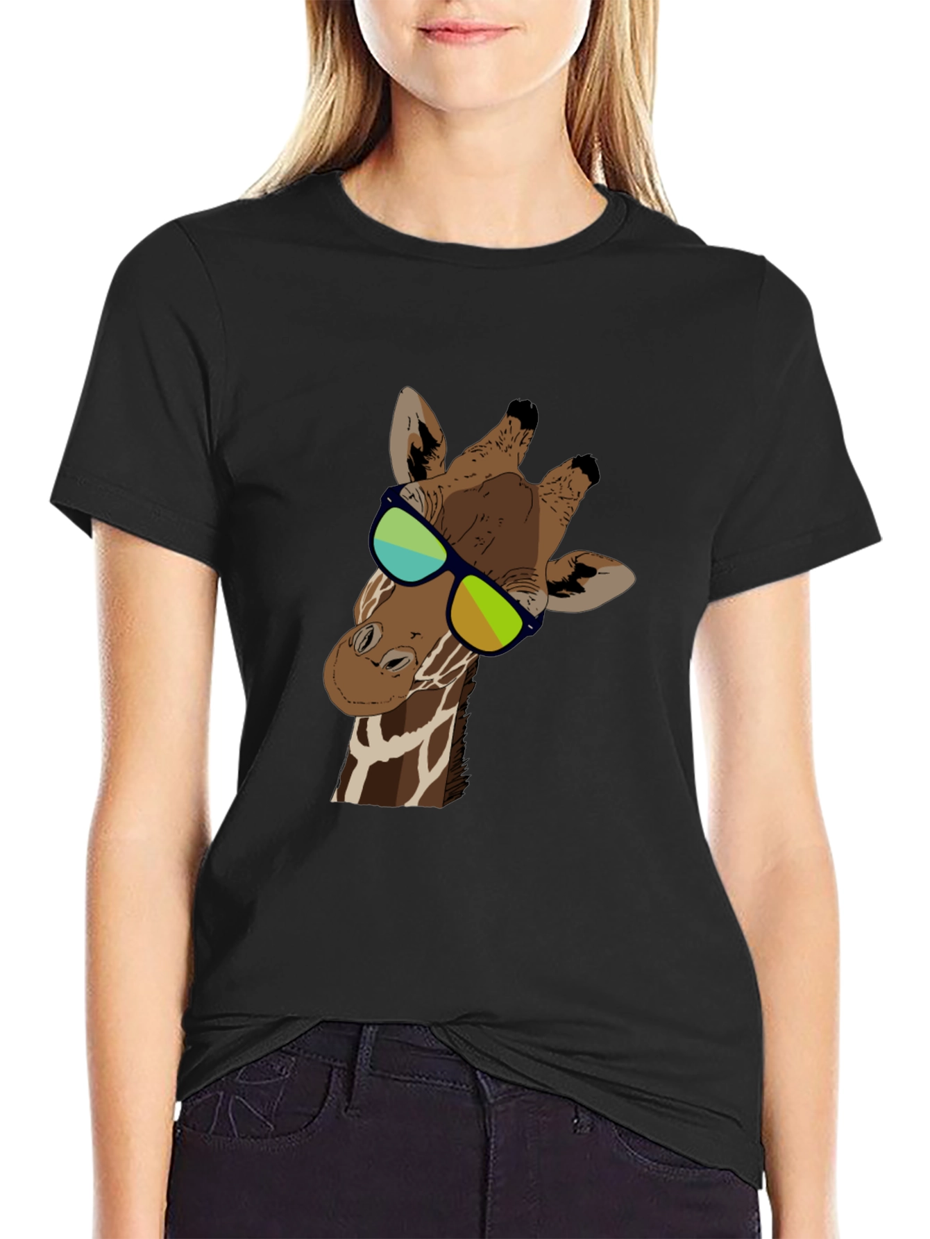 Cool Giraffe T-Shirt - Stylish Animal Graphic Tee