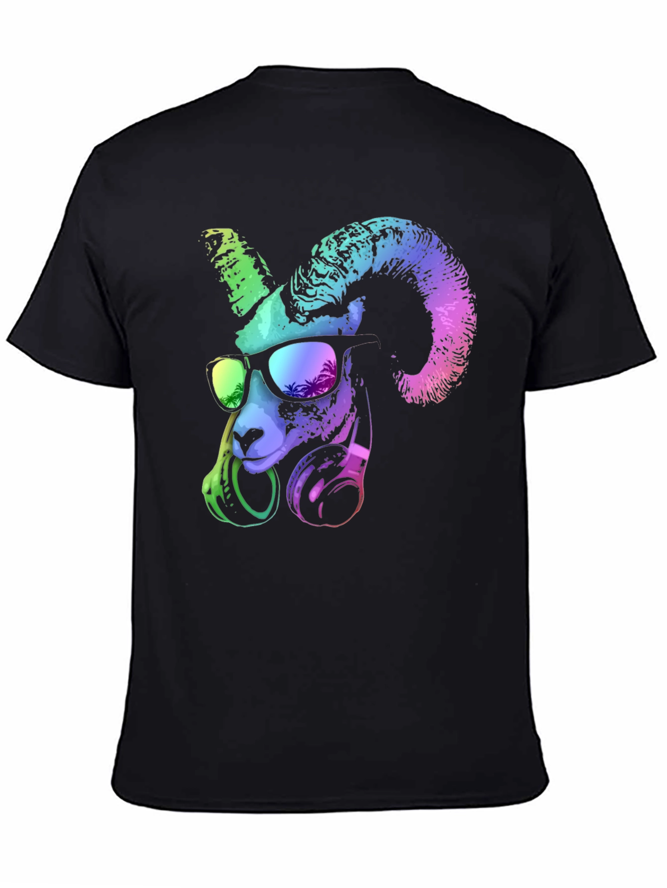 Cool Ram T-Shirt: Funky Animal Graphic Tee