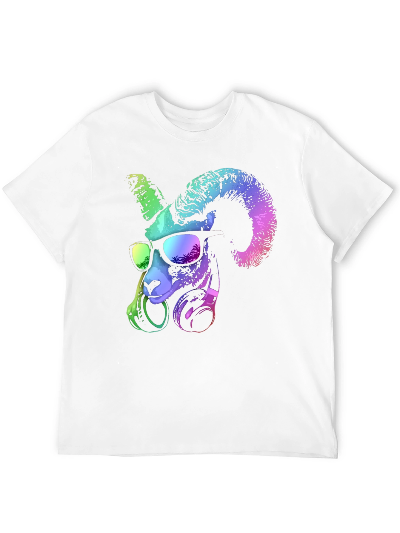 Cool Ram T-Shirt: Funky Animal Graphic Tee