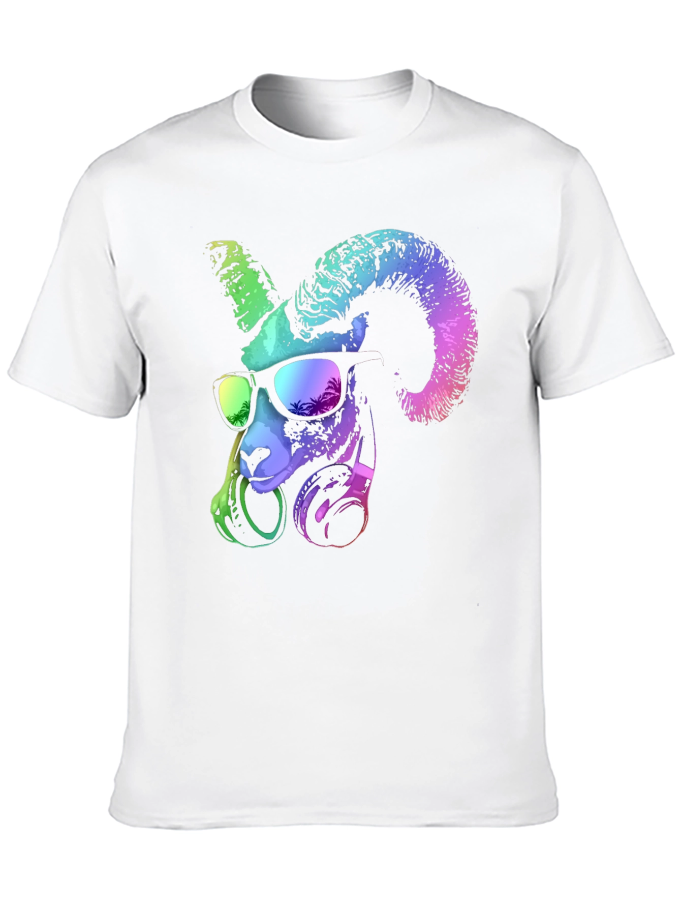 Cool Ram T-Shirt: Funky Animal Graphic Tee