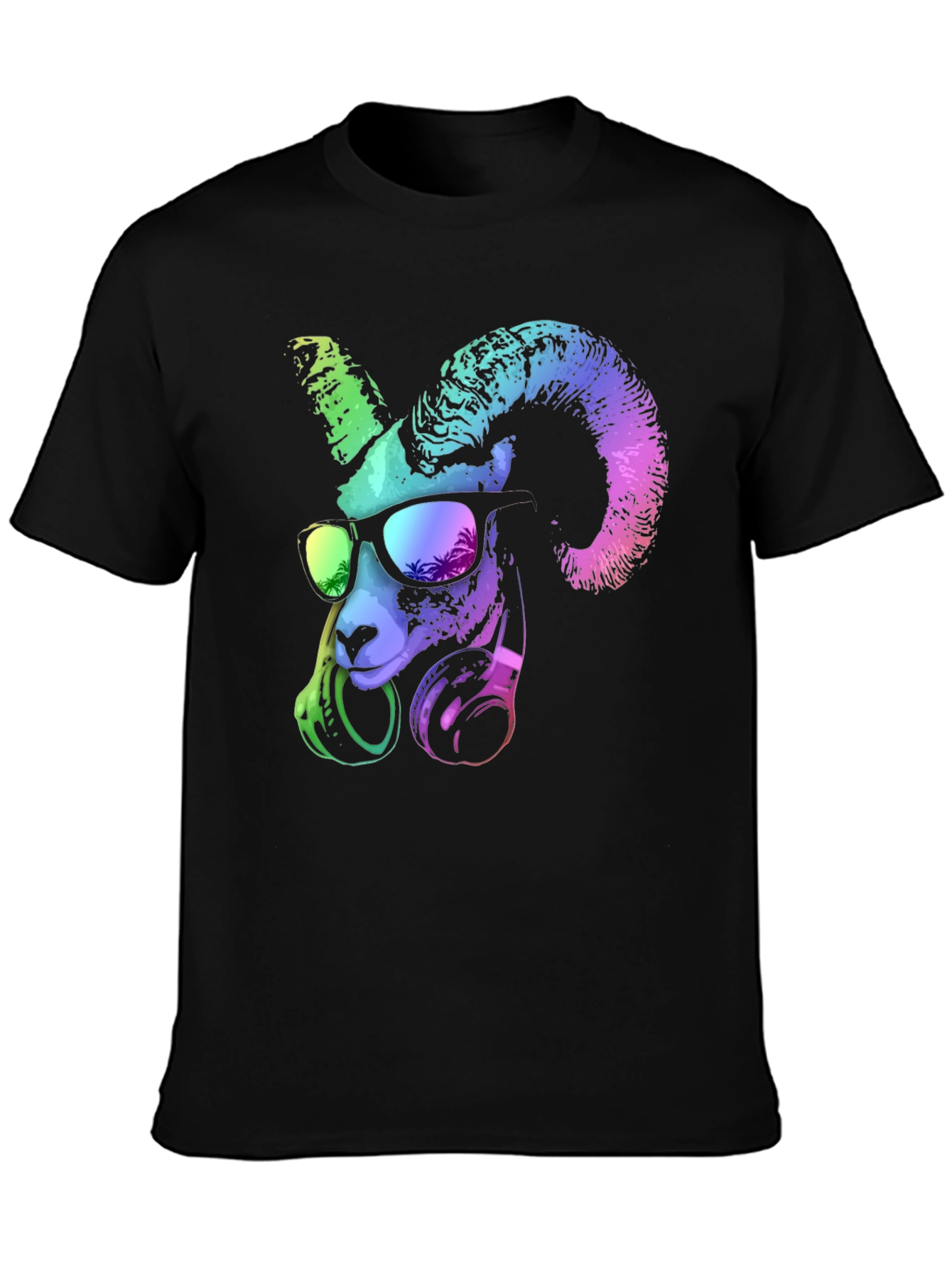 Cool Ram T-Shirt: Funky Animal Graphic Tee