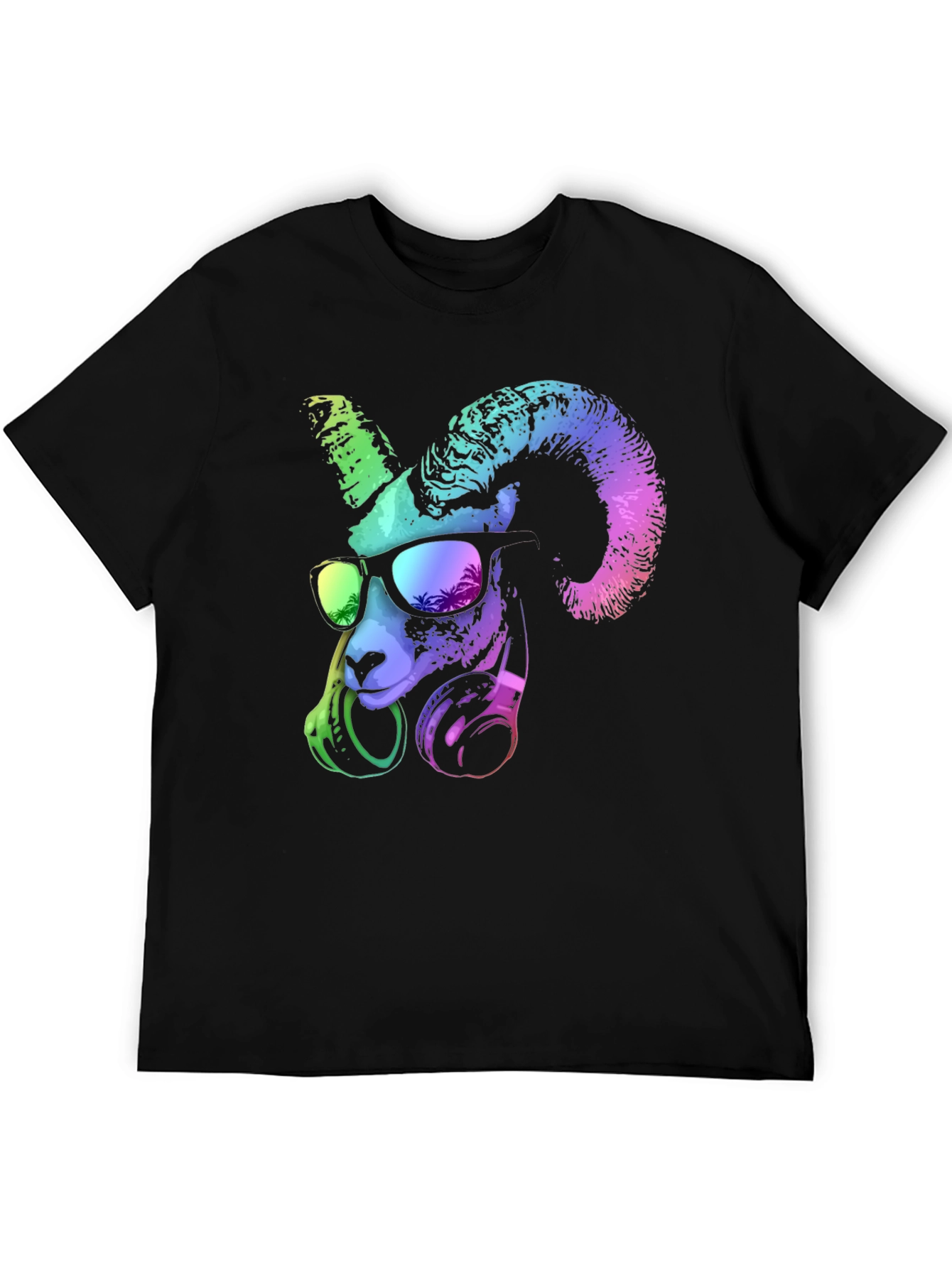 Cool Ram T-Shirt: Funky Animal Graphic Tee