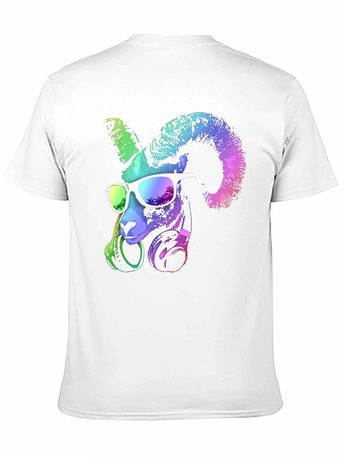 Cool Ram T-Shirt: Funky Animal Graphic Tee