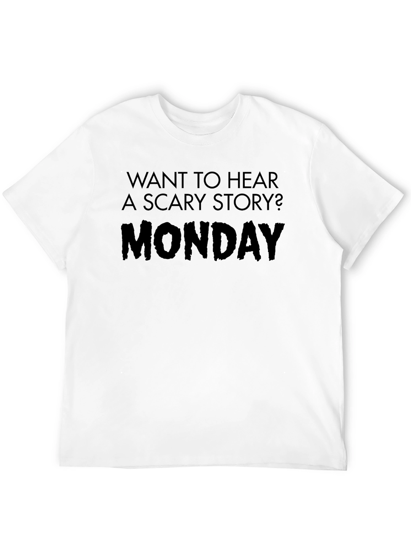 Monday Scary Story Graphic Tee
