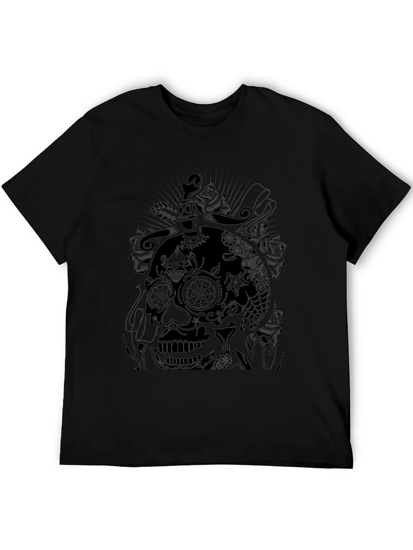 Skull & Dagger Graphic Tee - Black