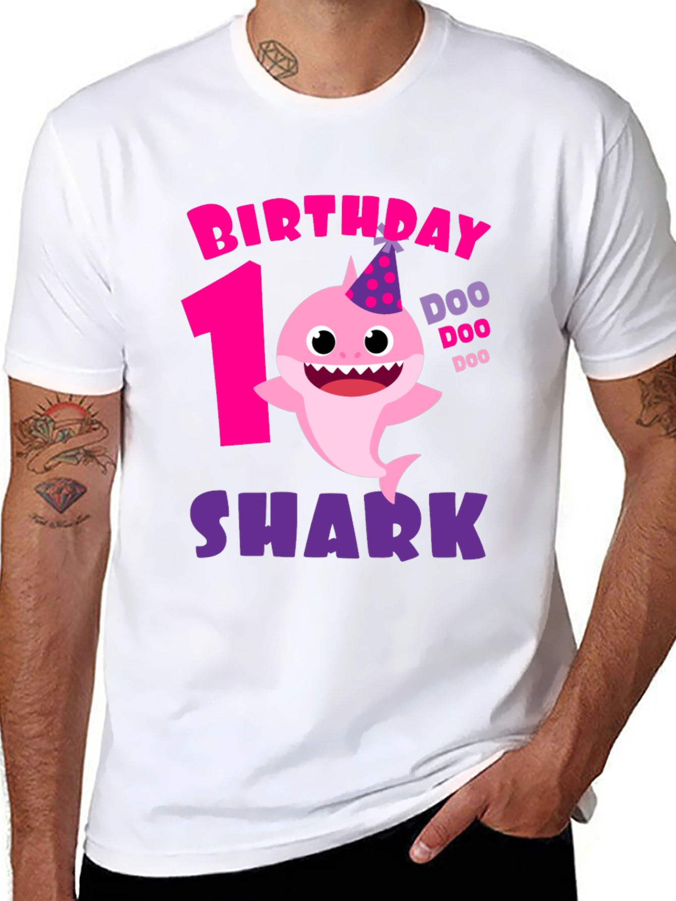 Baby Shark Birthday T-Shirt - First Birthday Outfit
