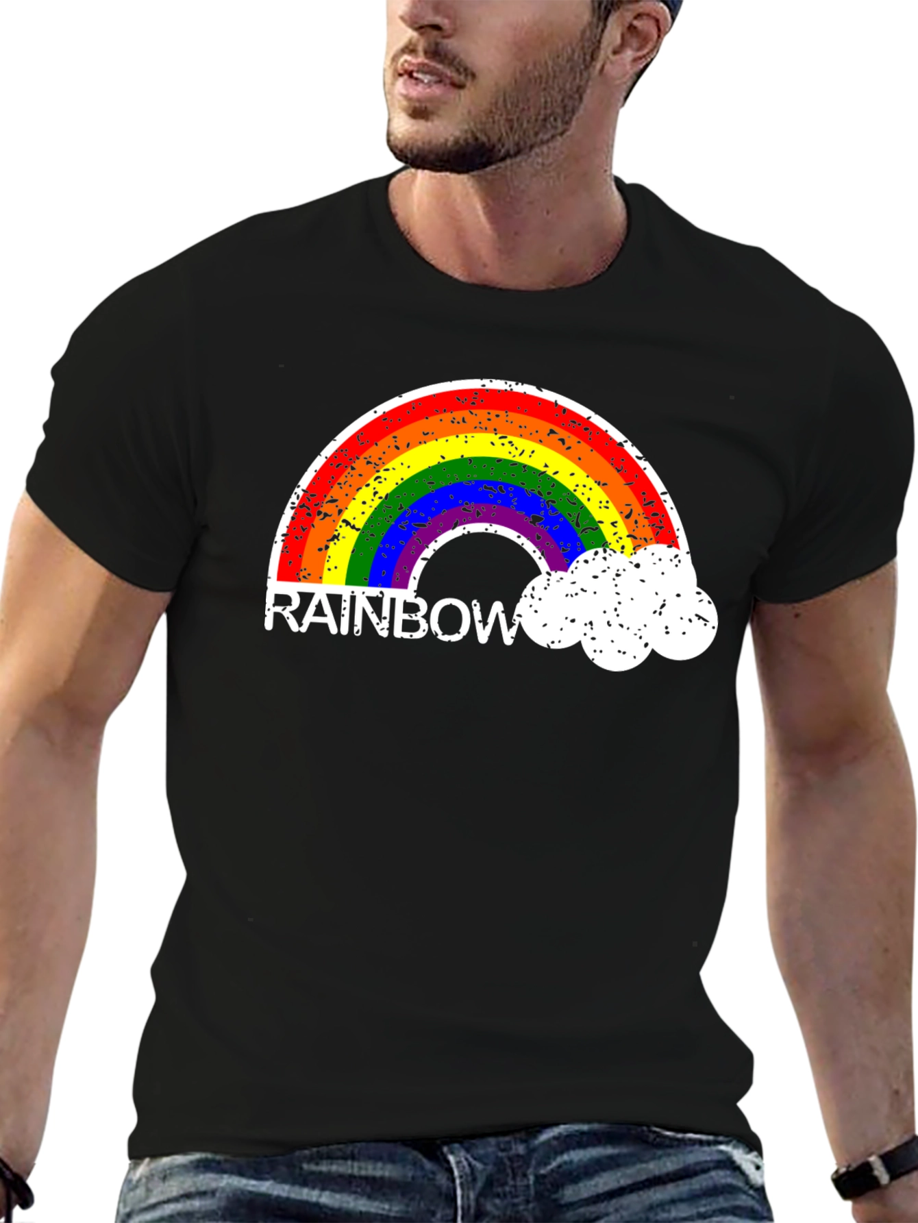 Rainbow Pride Graphic Tee - Soft Cotton Blend