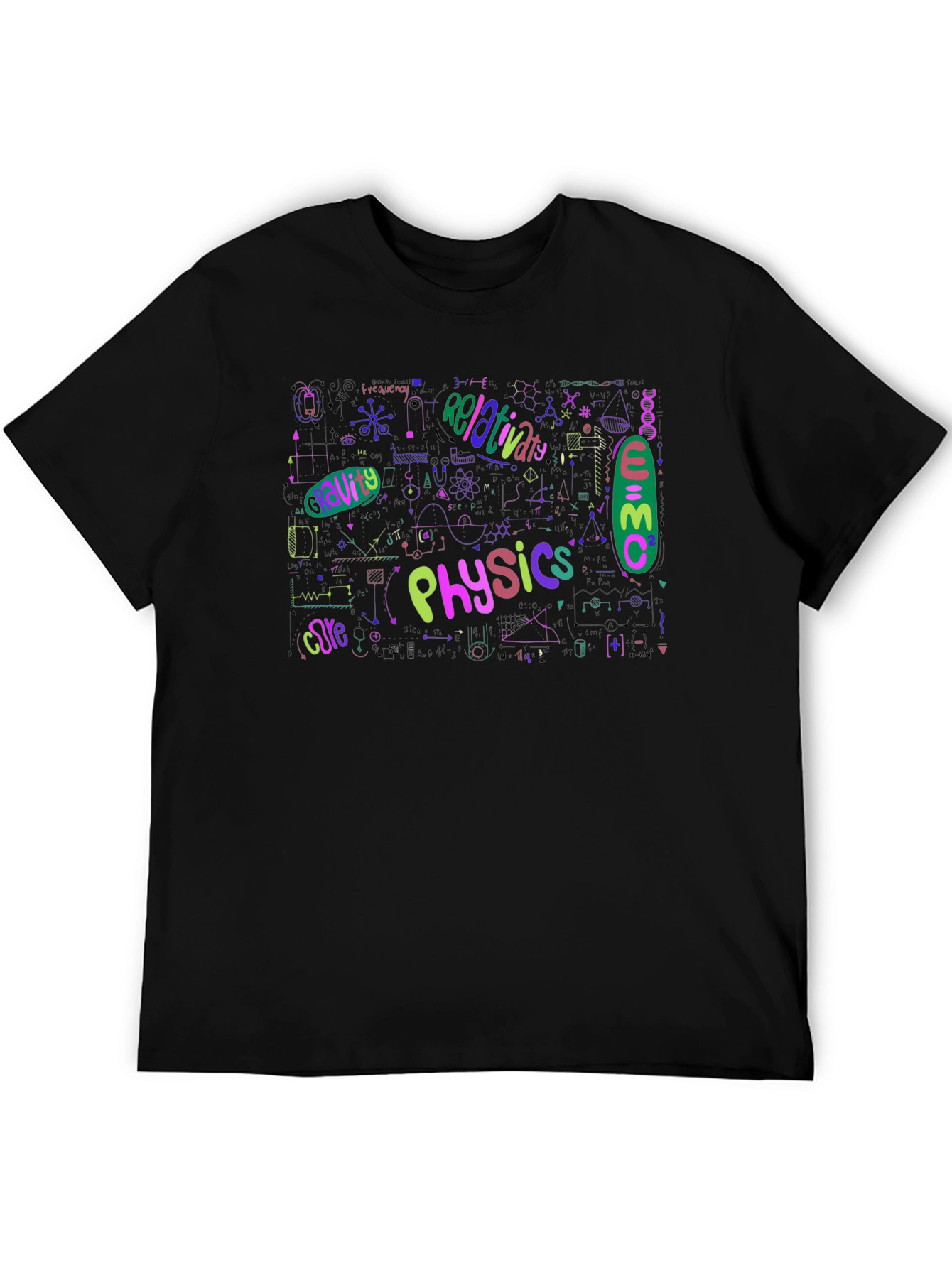 Physics Doodle T-Shirt - Science Graphic Tee