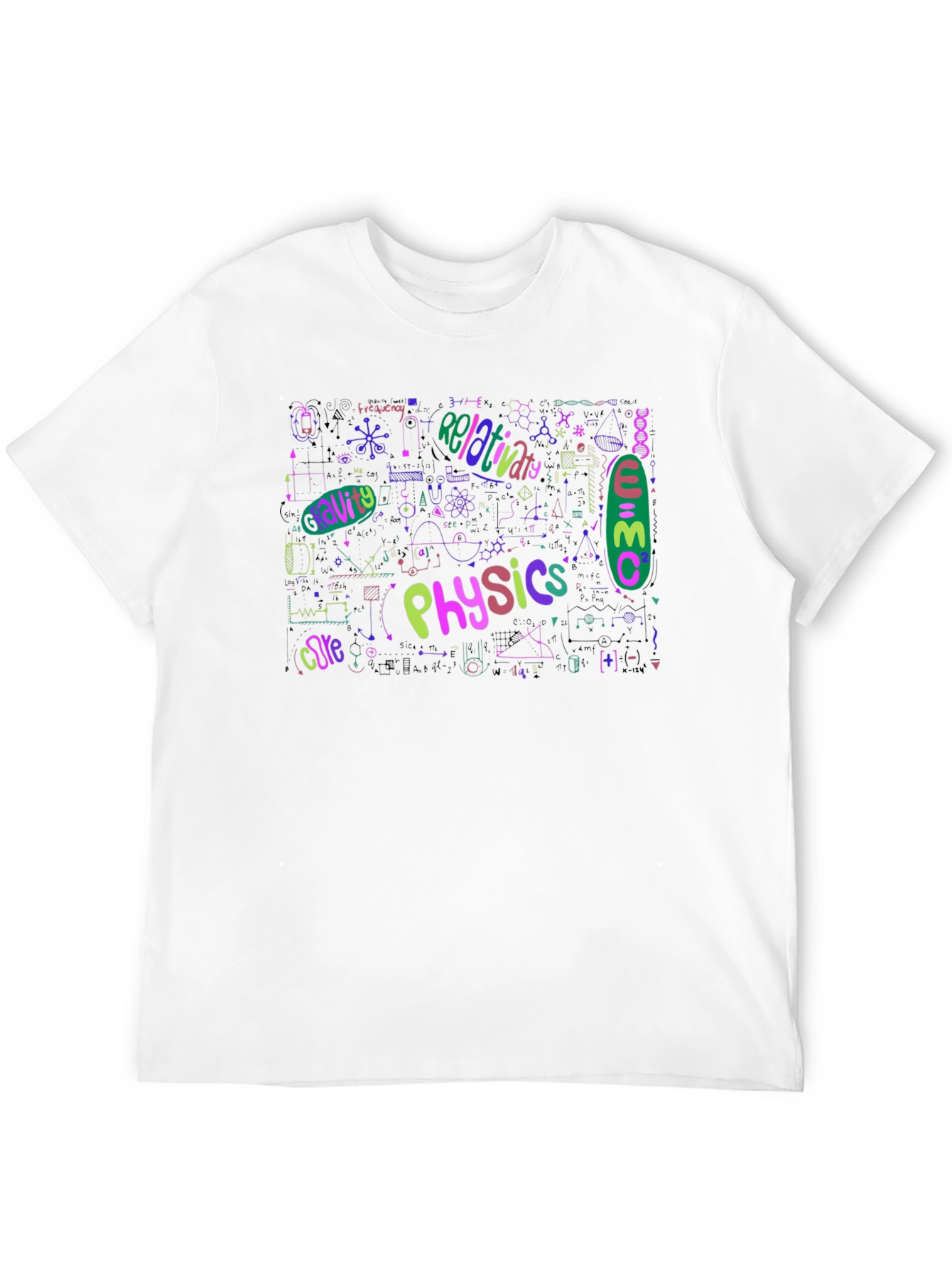 Physics Doodle T-Shirt - Science Graphic Tee
