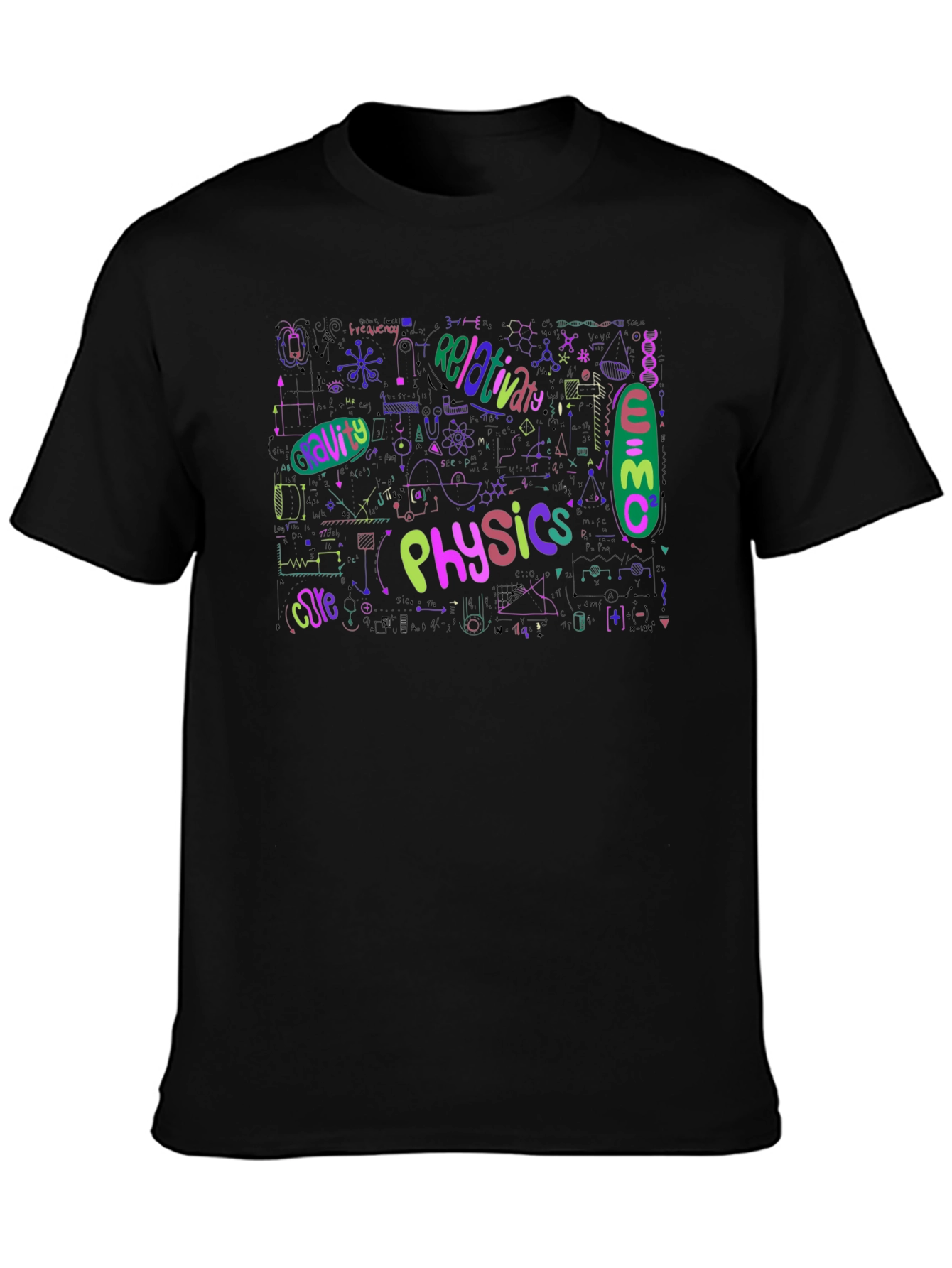 Physics Doodle T-Shirt - Science Graphic Tee