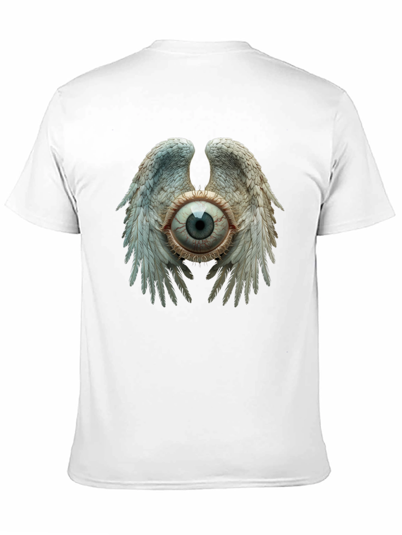 Eye with Wings Graphic Tee - Unique Design