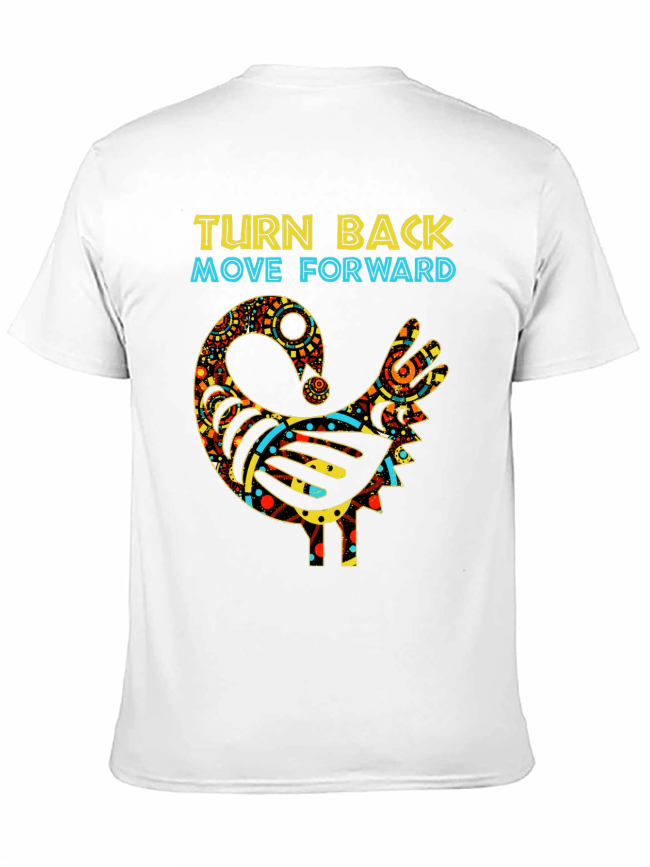 Turn Back Move Forward Sankofa Bird T-Shirt
