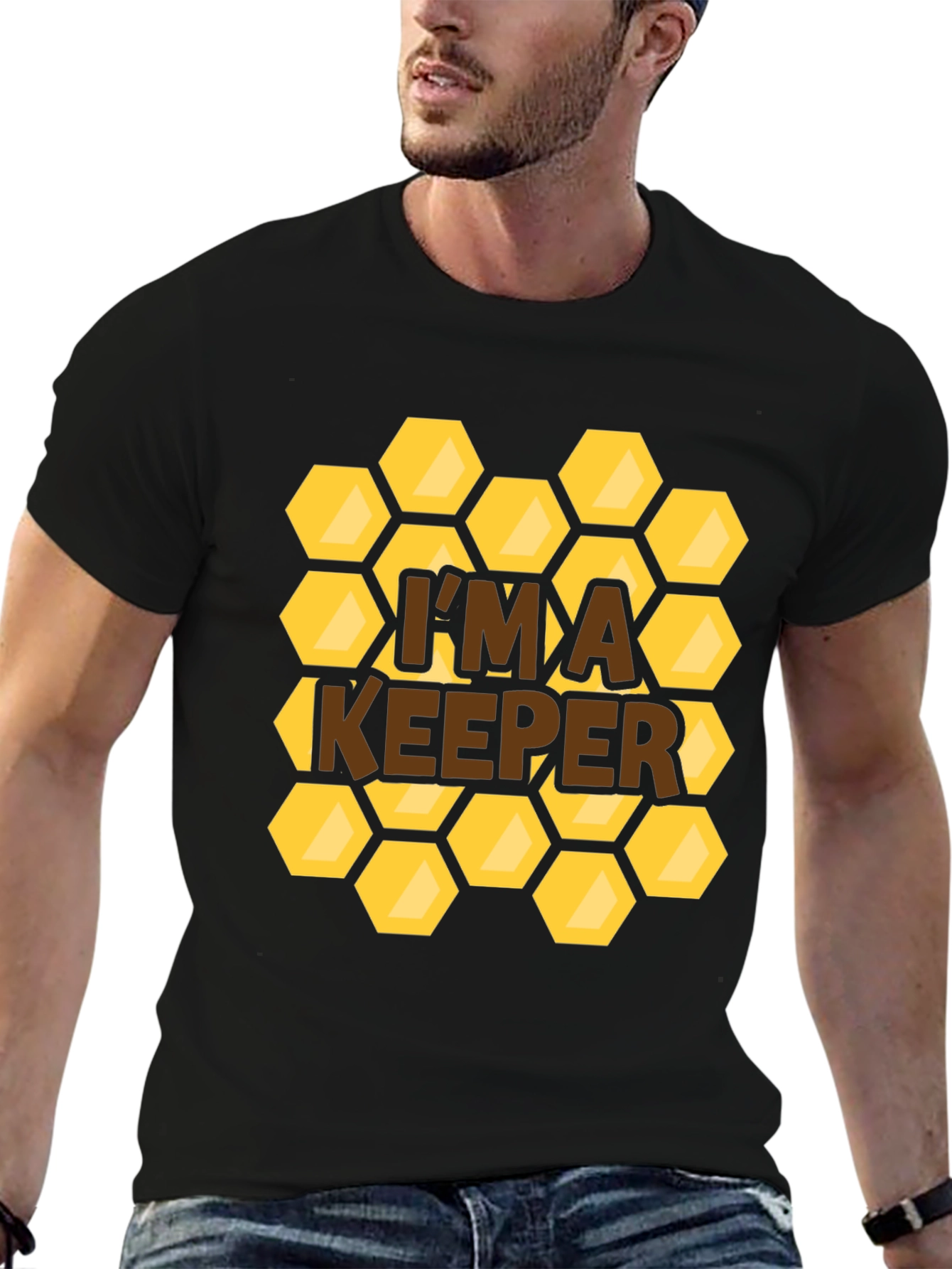 Im a Keeper Honeycomb Graphic T-Shirt