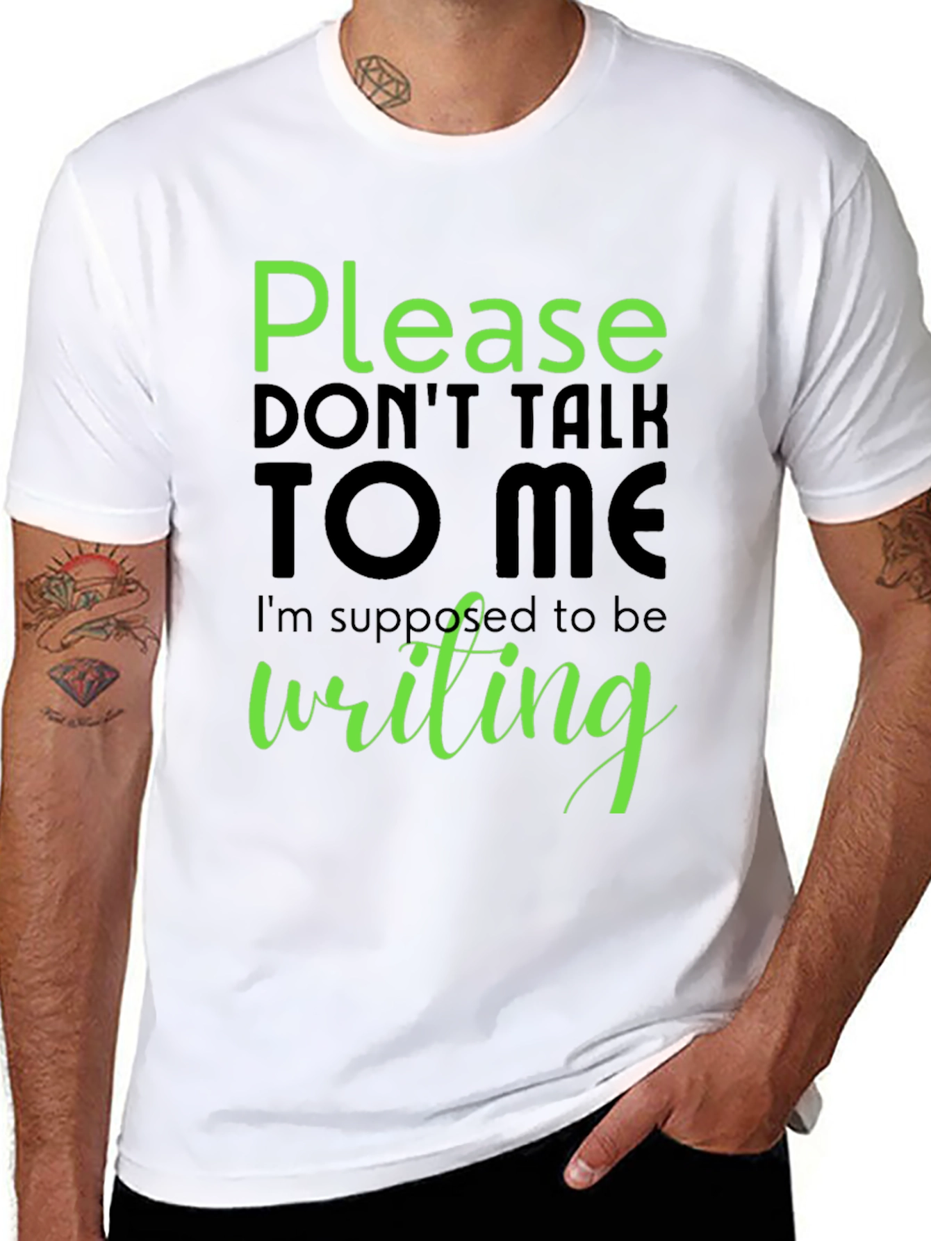 Please Dont Talk To Me T-Shirt - Writing