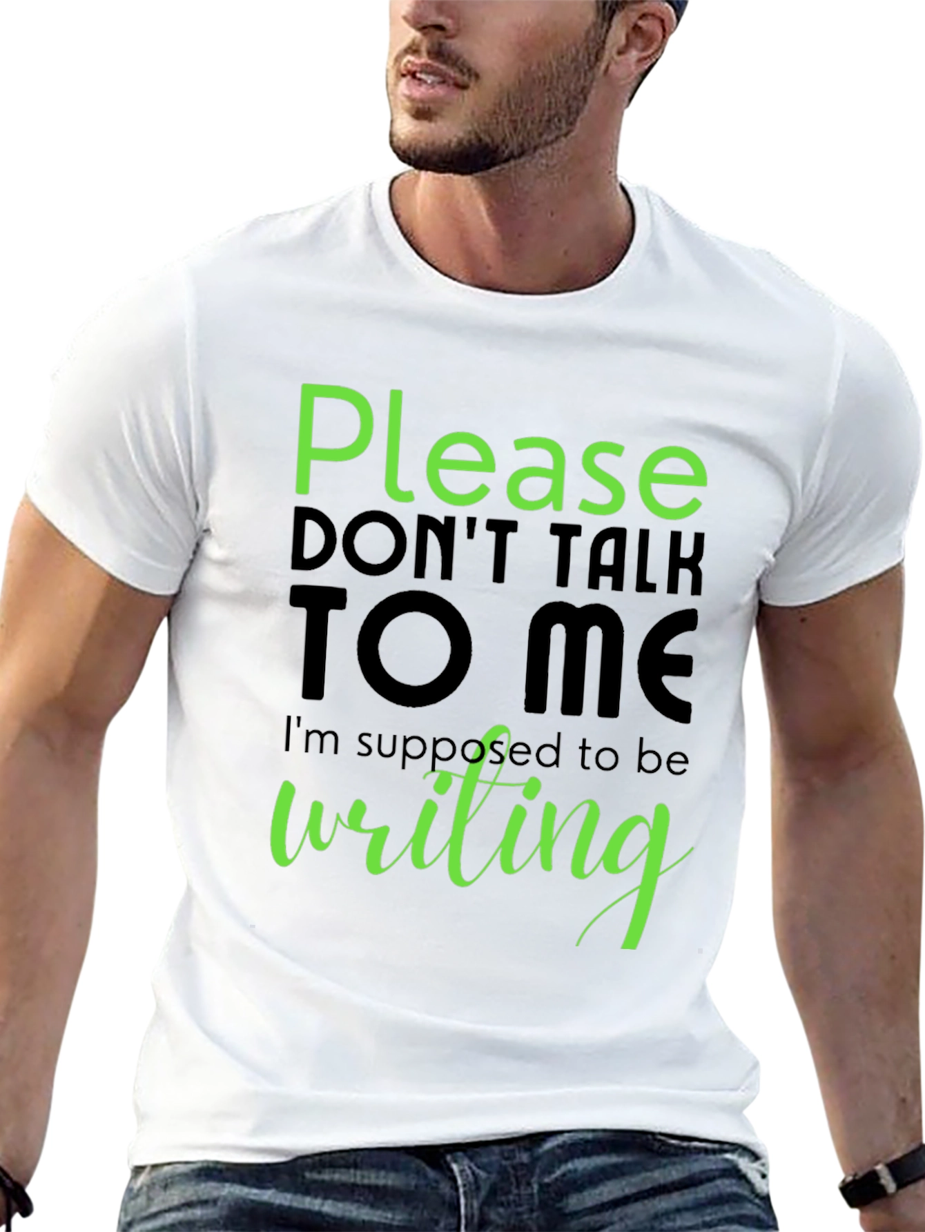 Please Dont Talk To Me T-Shirt - Writing