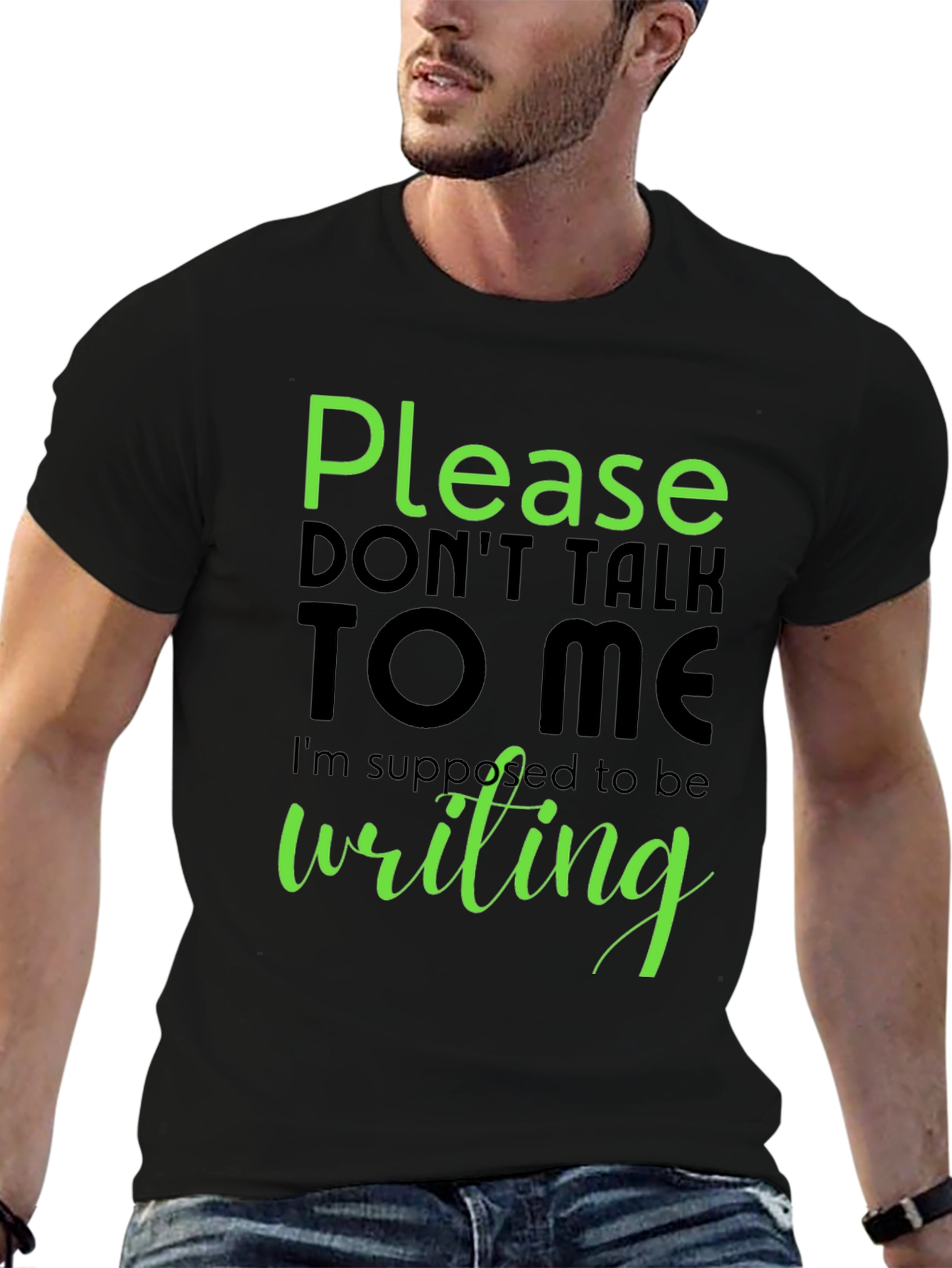 Please Dont Talk To Me T-Shirt - Writing
