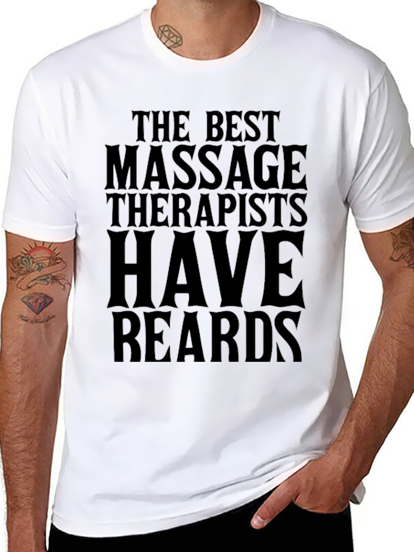 Massage Therapist T-Shirt - Bearded Therapists