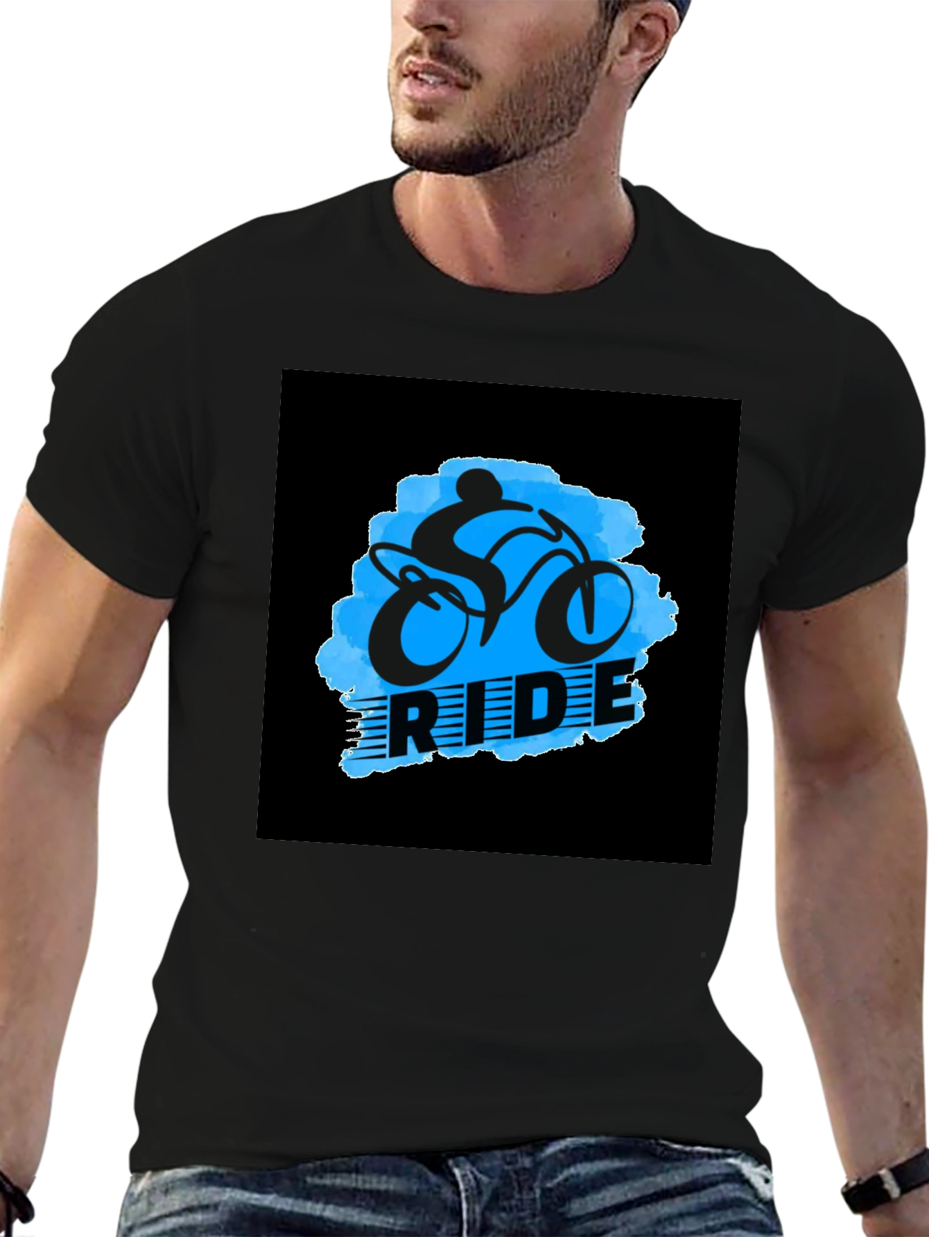Ride Graphic Black T-Shirt