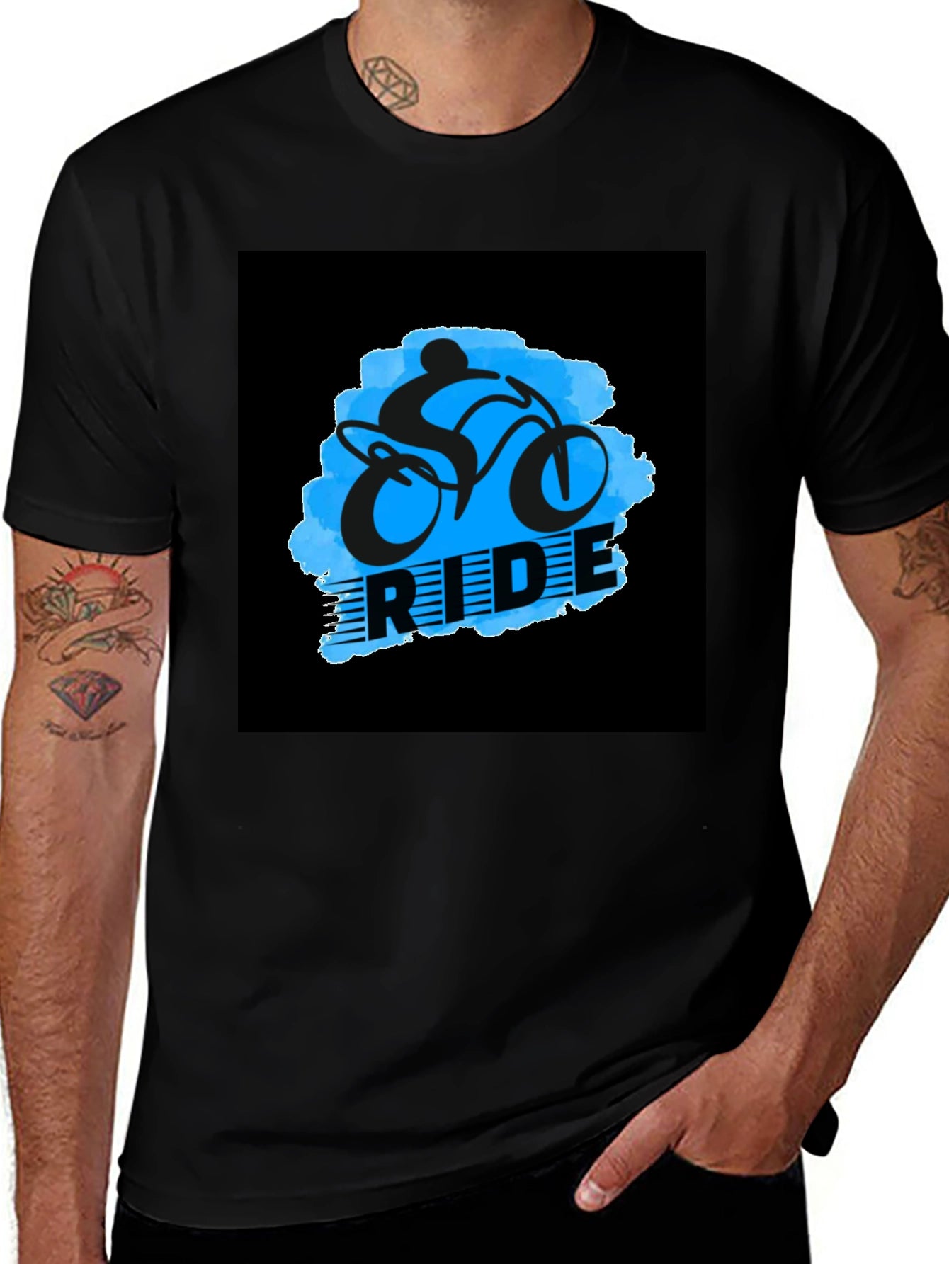 Ride Graphic Black T-Shirt