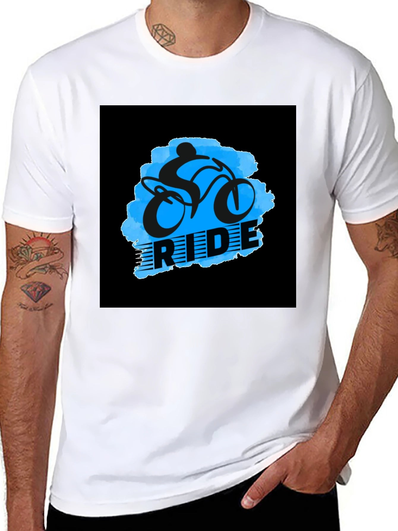 Ride Graphic Black T-Shirt