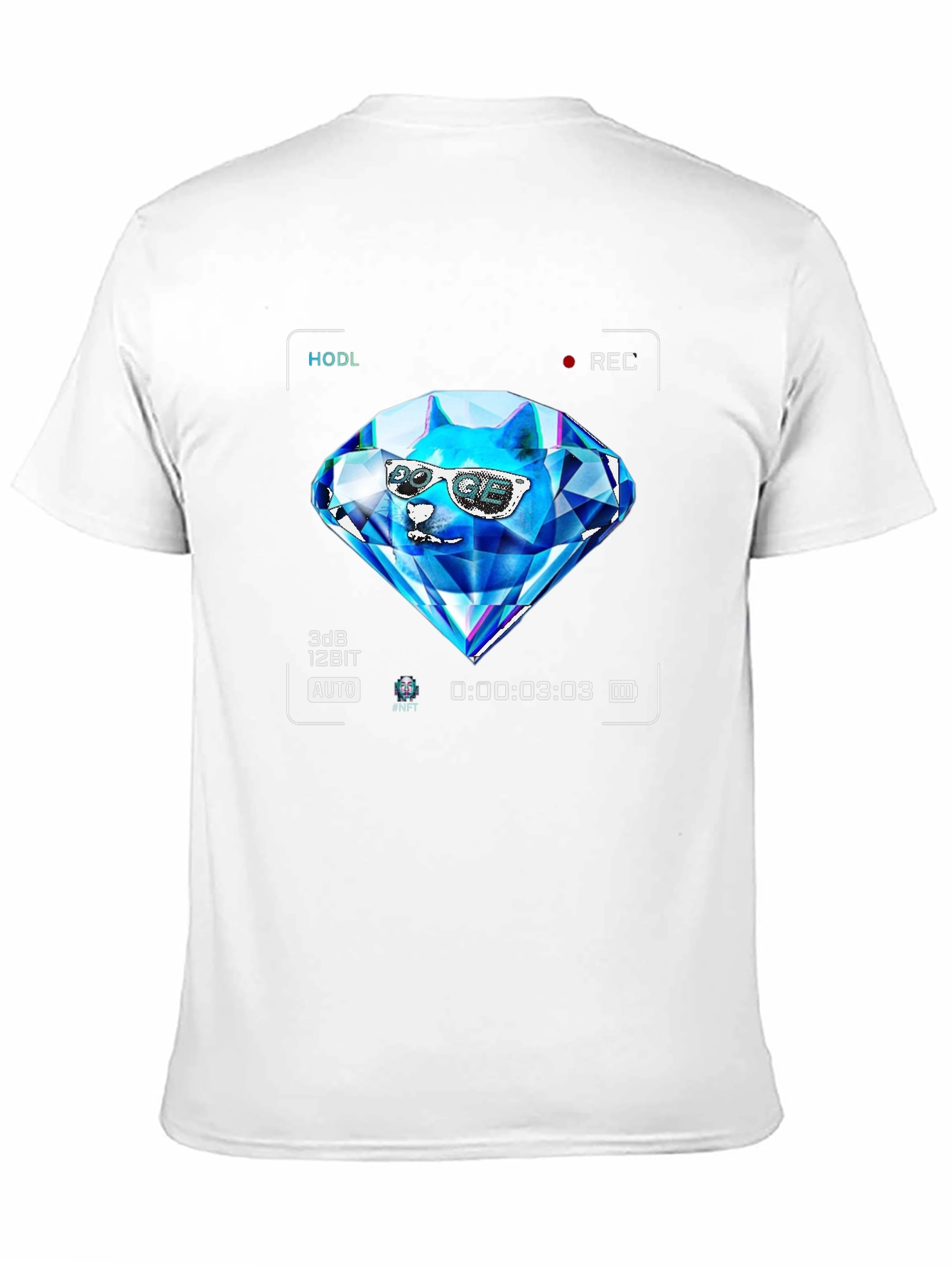 HODL Diamond Doge T-Shirt - Crypto Meme Tee