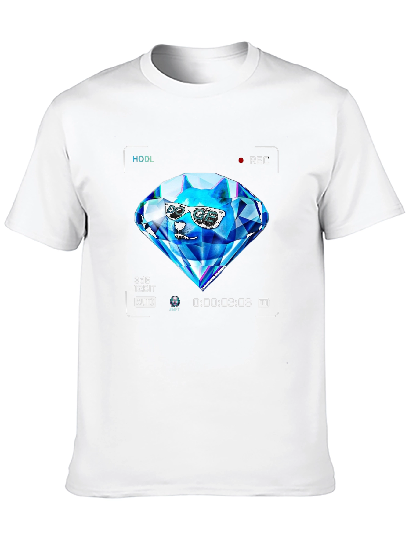 HODL Diamond Doge T-Shirt - Crypto Meme Tee