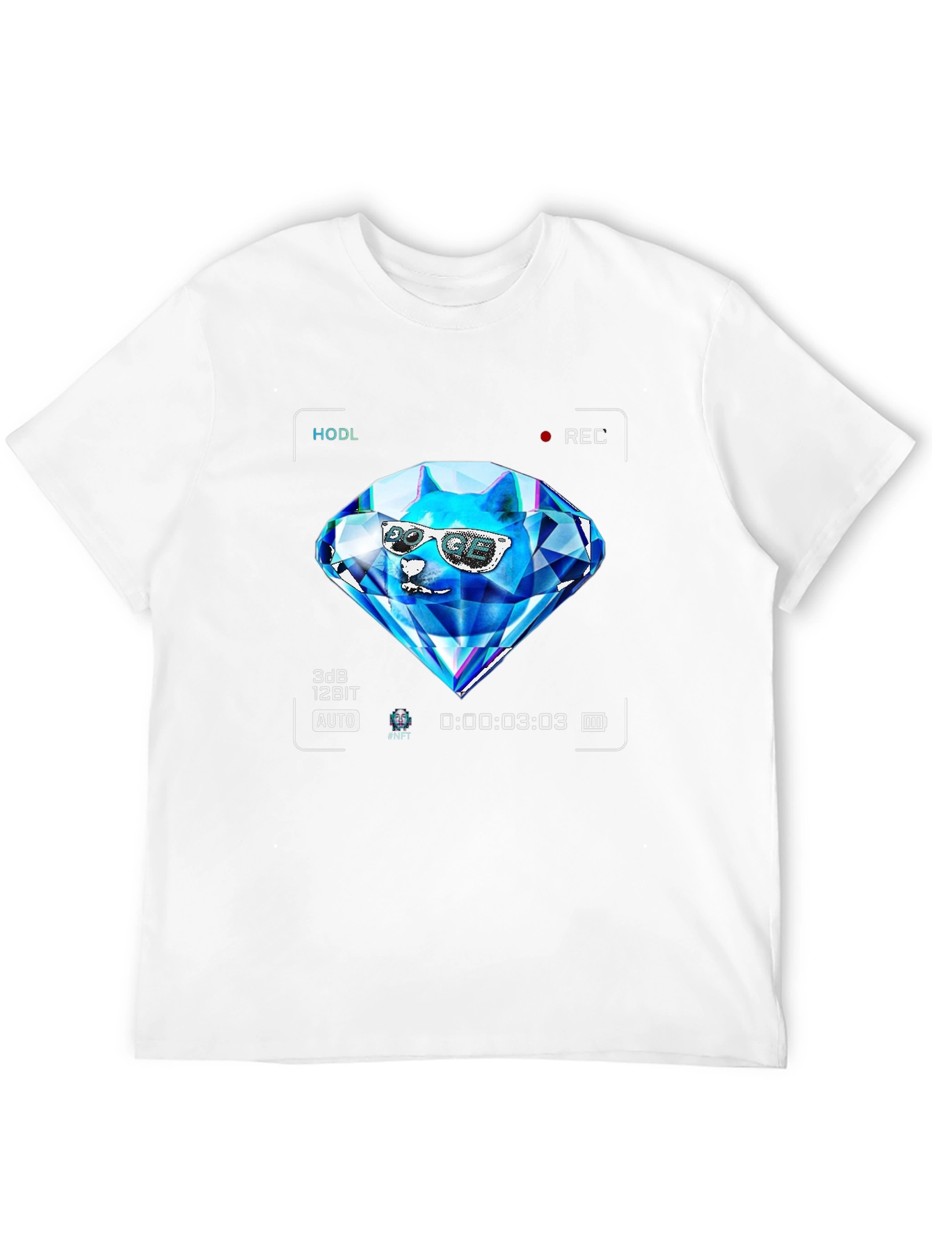 HODL Diamond Doge T-Shirt - Crypto Meme Tee